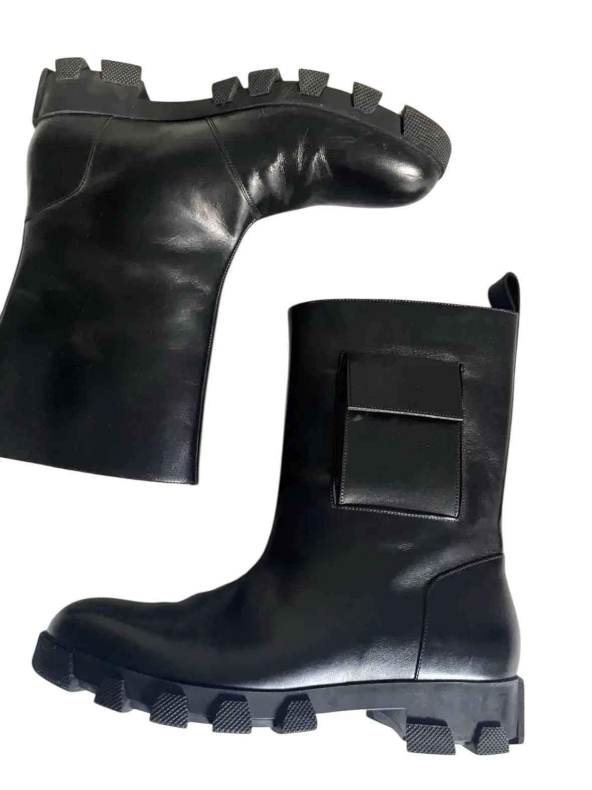 Balenciaga AW15 Balenciaga Leather Combat Boots Size US 7 / EU 40 - 6 Thumbnail