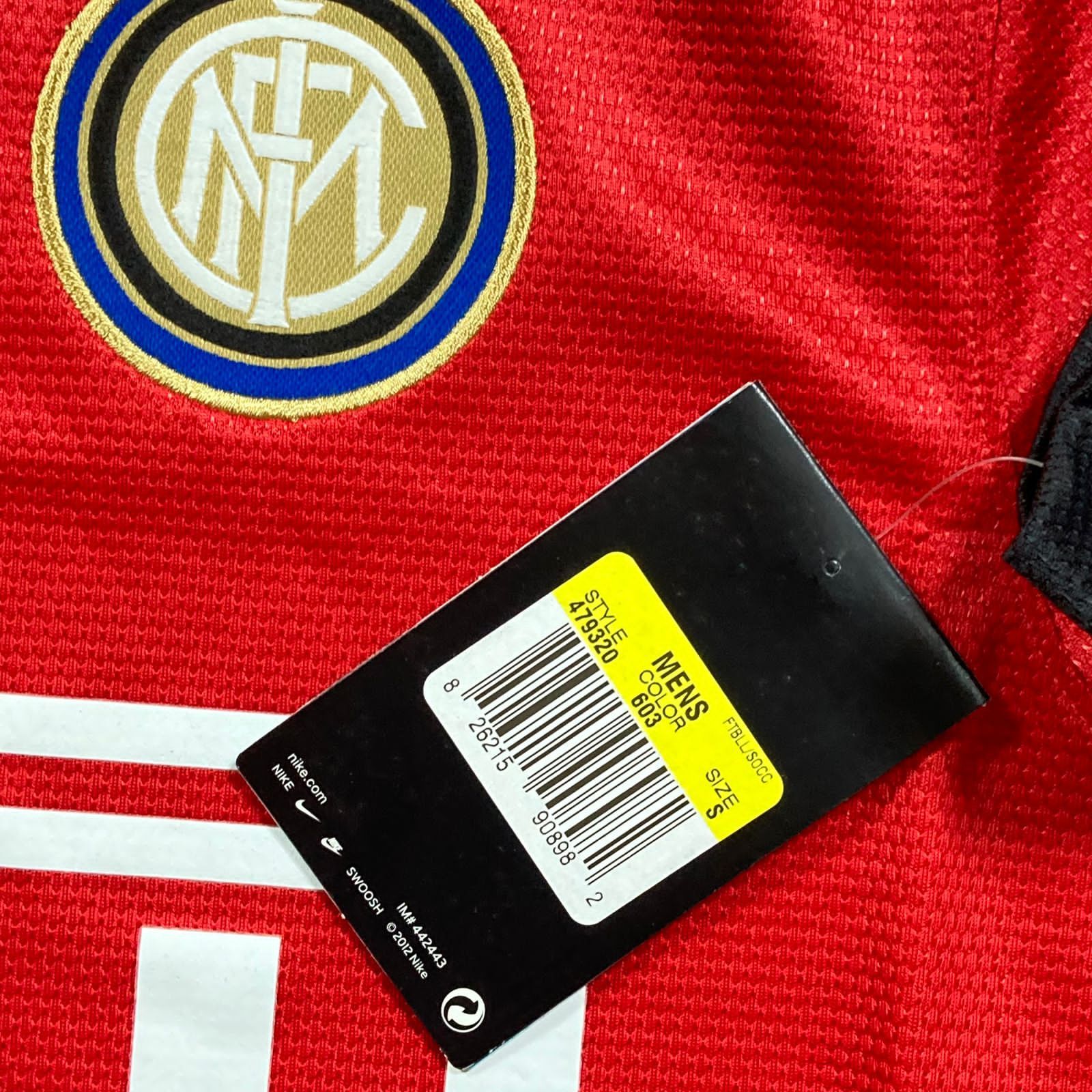 Nike 2012-13 Inter Milan Away Nike 479320-603 Size US S / EU 44-46 / 1 - 6 Thumbnail