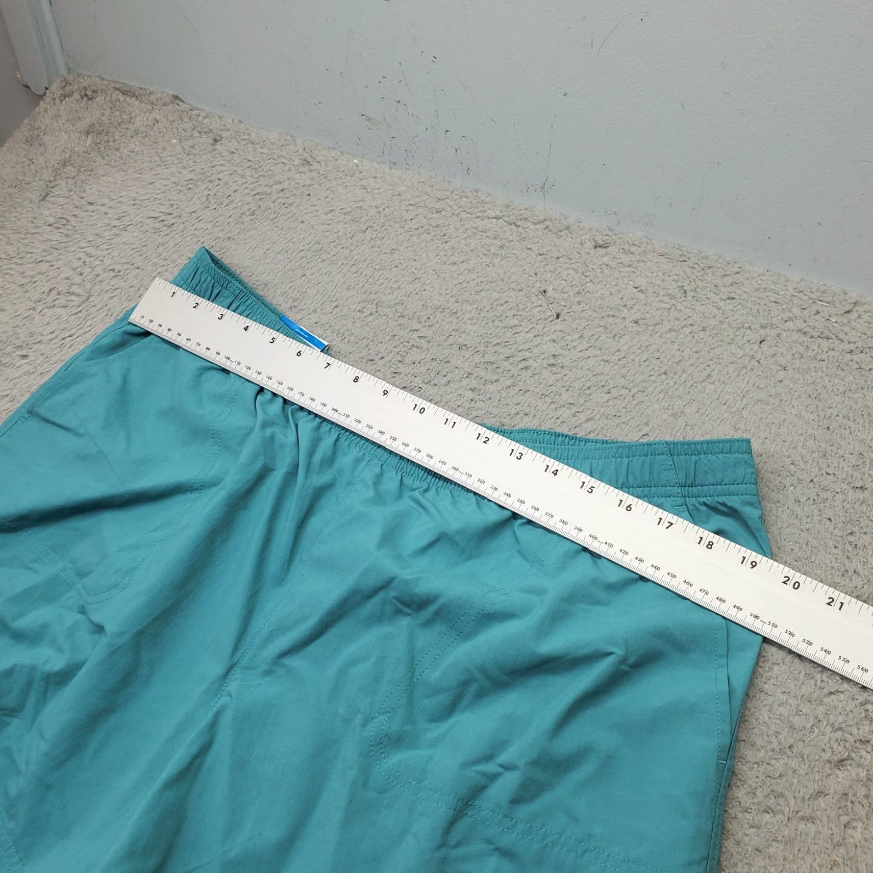 Vintage Columbia Womens XL Blue Sandy River Shorts Court Omn i Shield Bottom Swim Shorts NWT Size 40" / US 18 - 2 Thumbnail