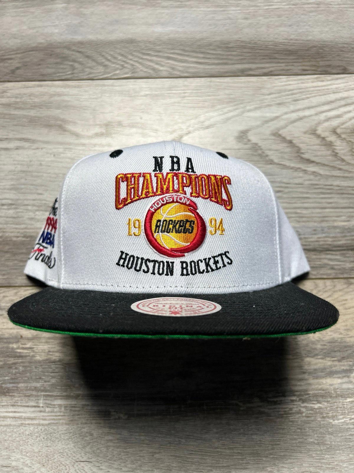 Mitchell & Ness Houston Rockets 1994 NBA Champions Snapback – White/Black Size ONE SIZE - 2 Thumbnail