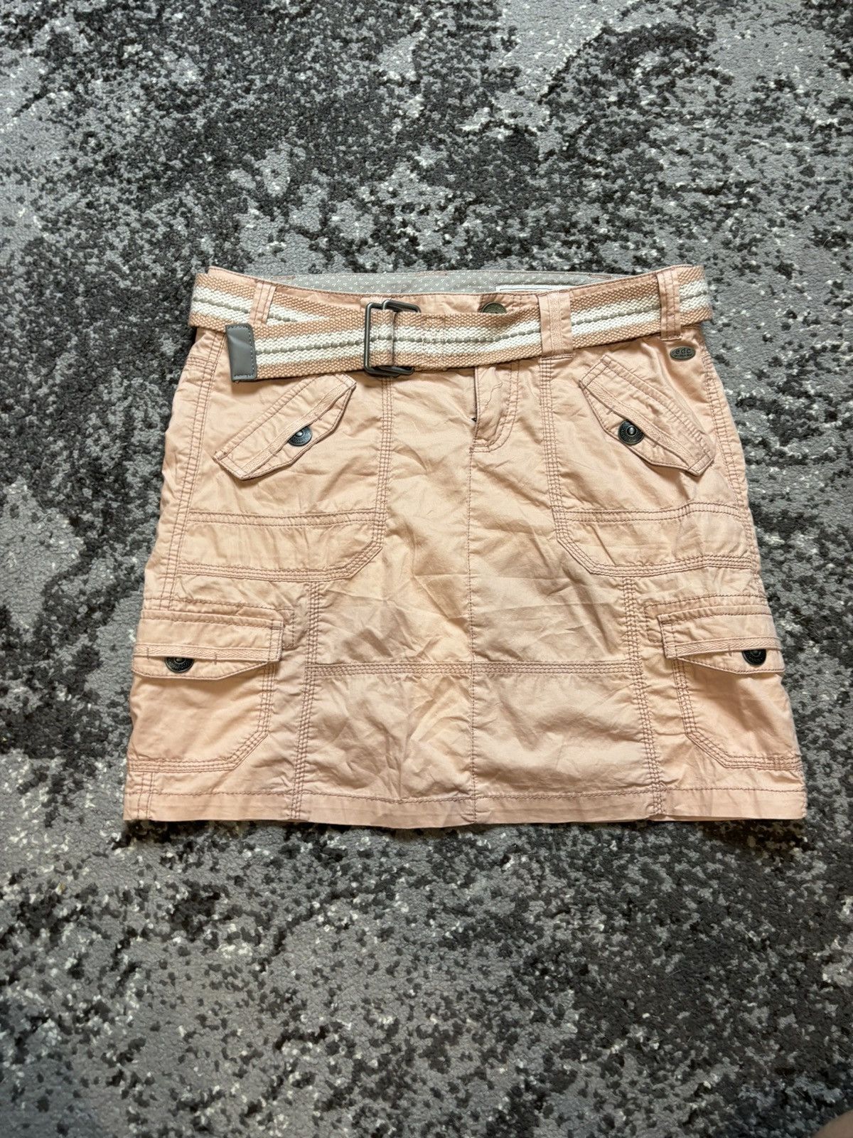 Japanese Brand × Vintage Vintage edc by ESPRIT Women's Rock Play Turnup Pink skirt Size 24" / US 00 / IT 34 - 1 Thumbnail