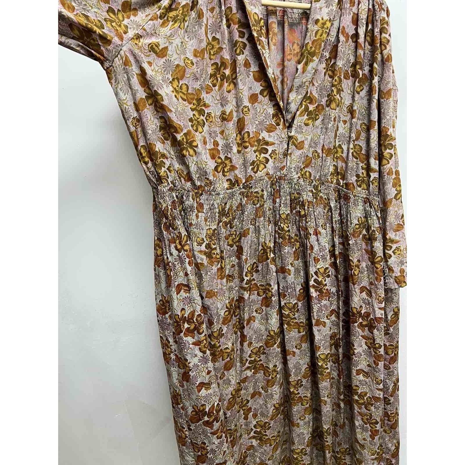 Vintage Francoise Floral Vintage Fall Cottage Prairie Size L A000662 Size L / US 10 / IT 46 - 5 Thumbnail