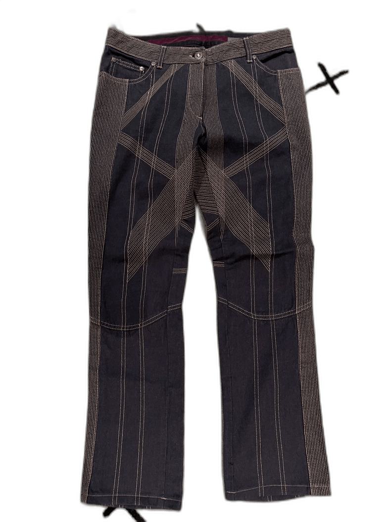 Alexander McQueen Alexander McQueen Unique Denim Pants for Women Size US 40 / EU 56 - 1 Thumbnail