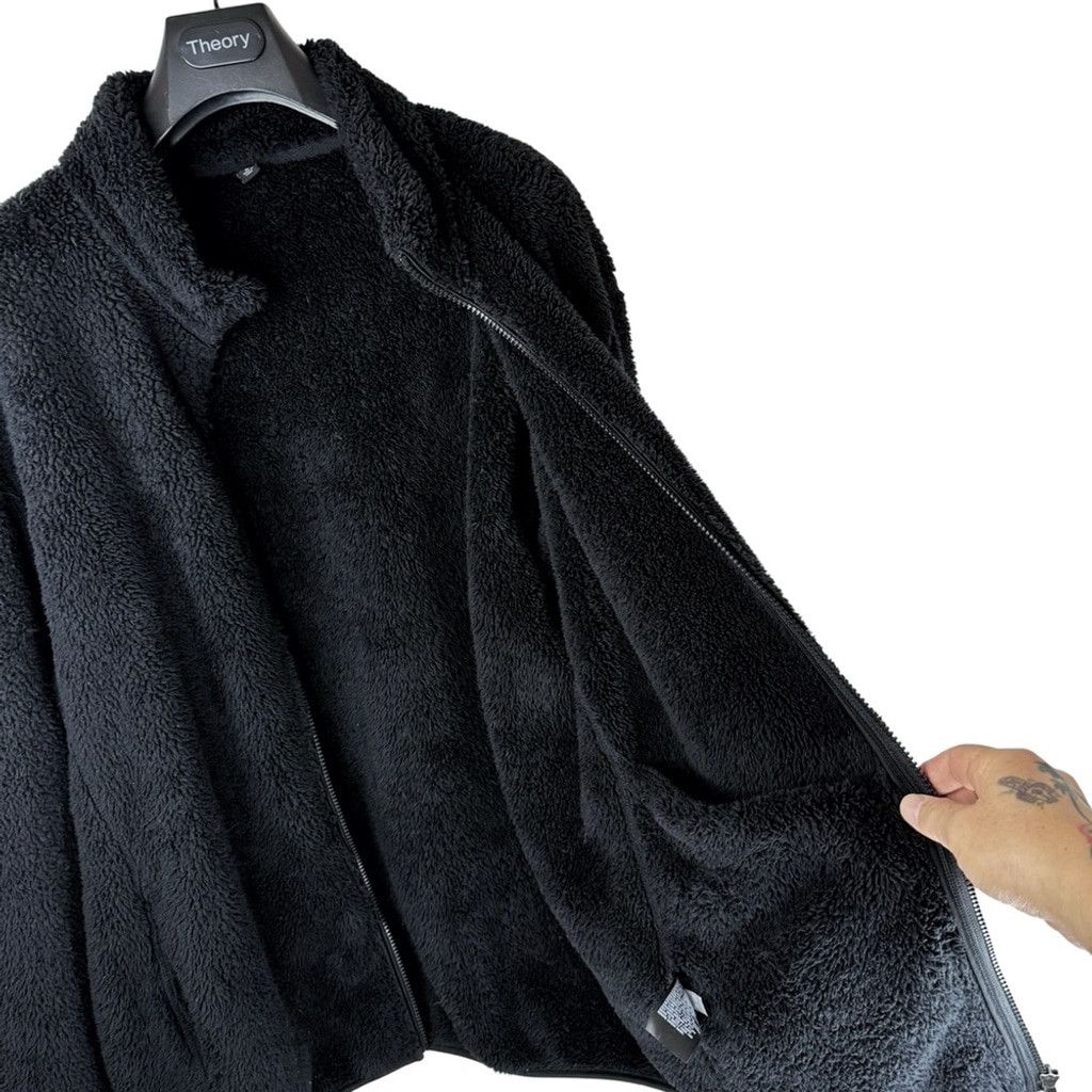 Uniqlo UNIQLO Women's Thick Black Sherpa Jacket Inner Pockets XL Size XL / US 12-14 / IT 48-50 - 3 Thumbnail