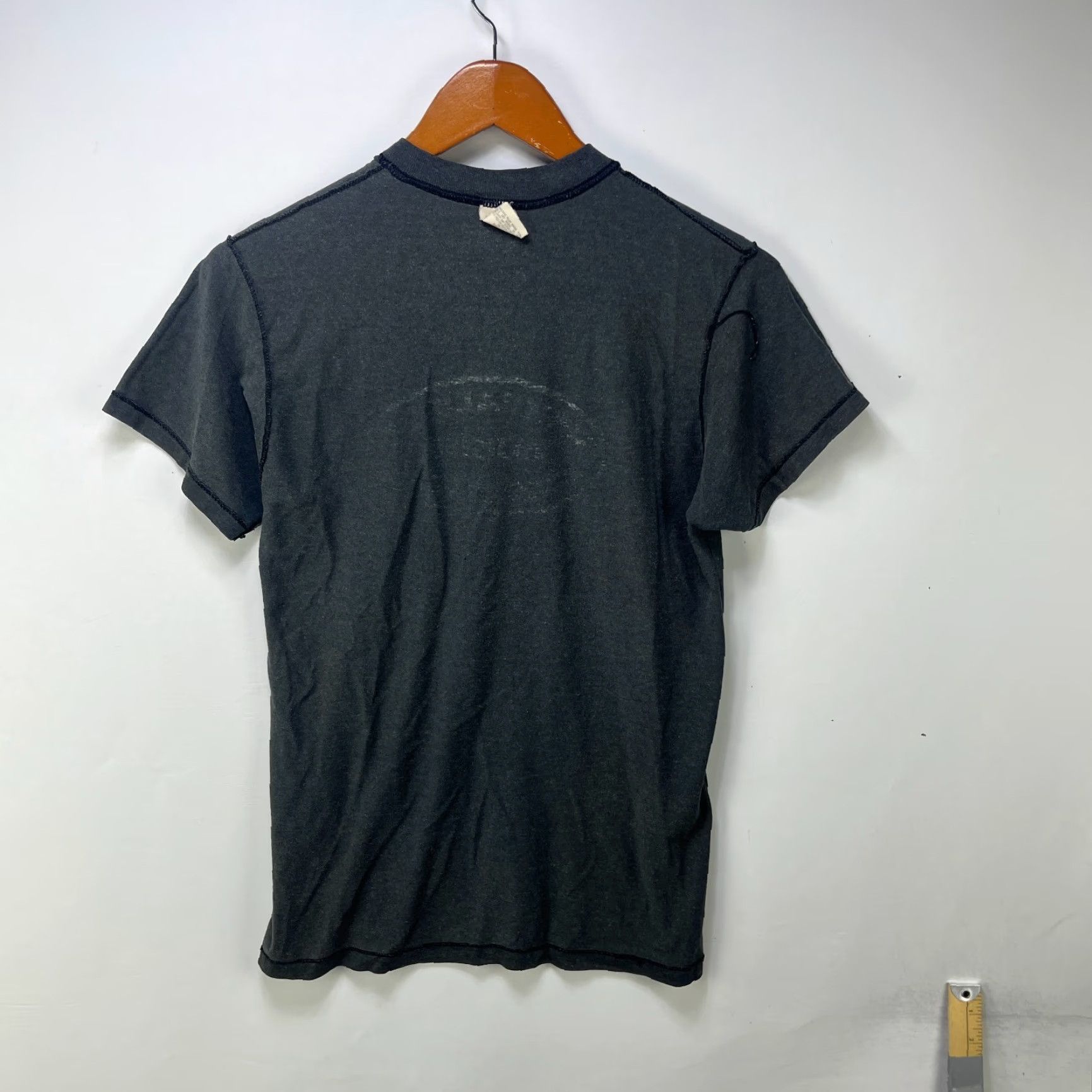Sideout VINTAGE 80s SUN FADED BLACK INSIDE OUT SHIRT L Size US L / EU 52-54 / 3 - 3 Thumbnail