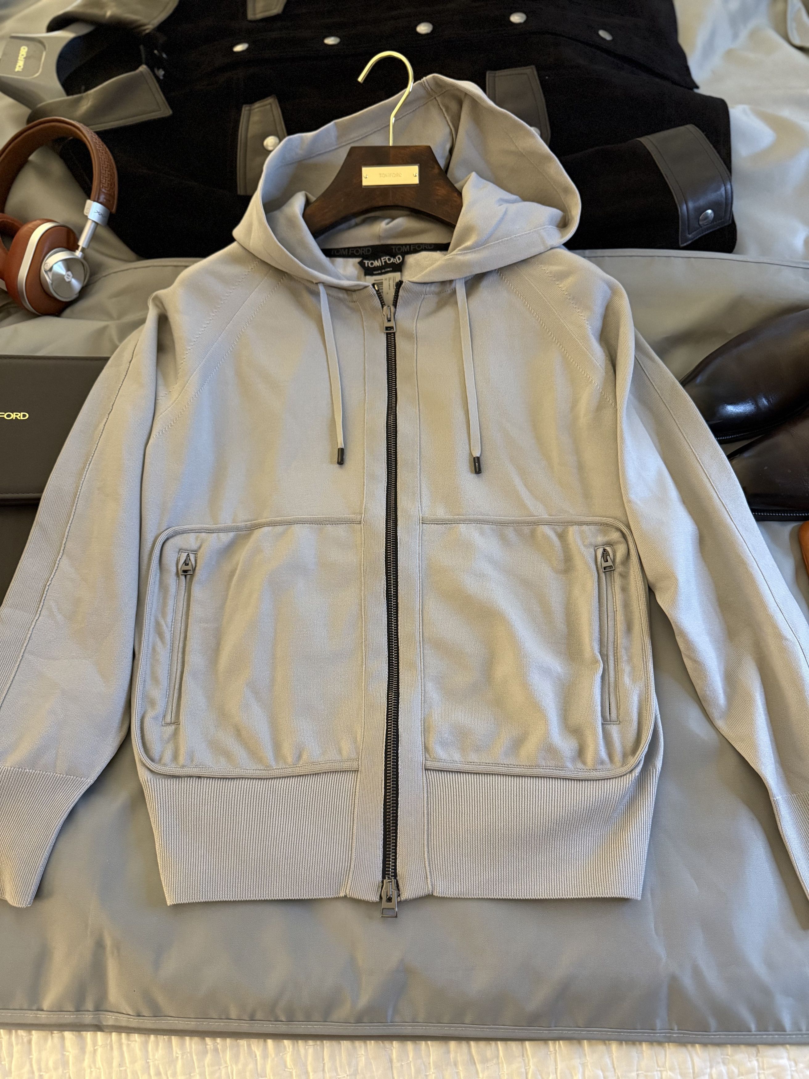 Tom Ford Fits 48-50 IT, Ultra Rare Silk Blend $3,000 Hoodie Size US XS / EU 42 / 0 - 14 Thumbnail