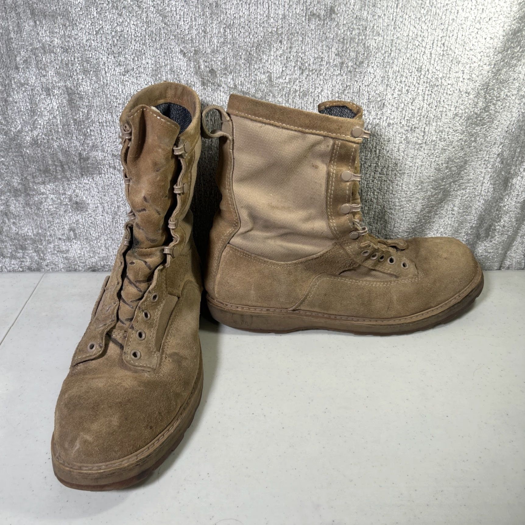 Vintage Bates G-Tex Weather Combat Boots Coyote Brown Mens 12R Vibram No Laces Boots Mens 12 Size US 12 / EU 45 - 2 Thumbnail