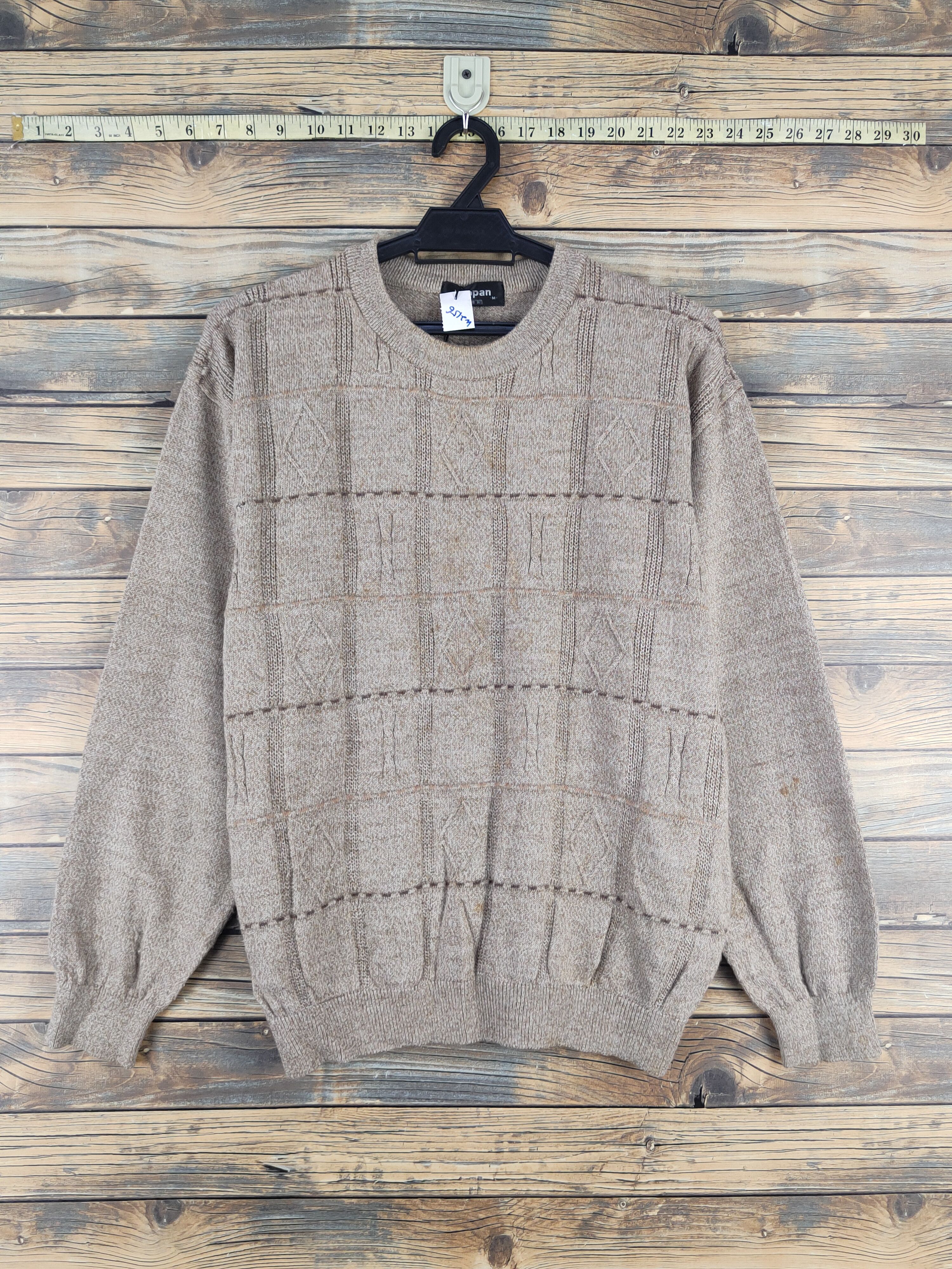 Vintage Benpan Brown Knitwear vintage Sweatshirts #W2156 Size US M / EU 48-50 / 2 - 1 Thumbnail