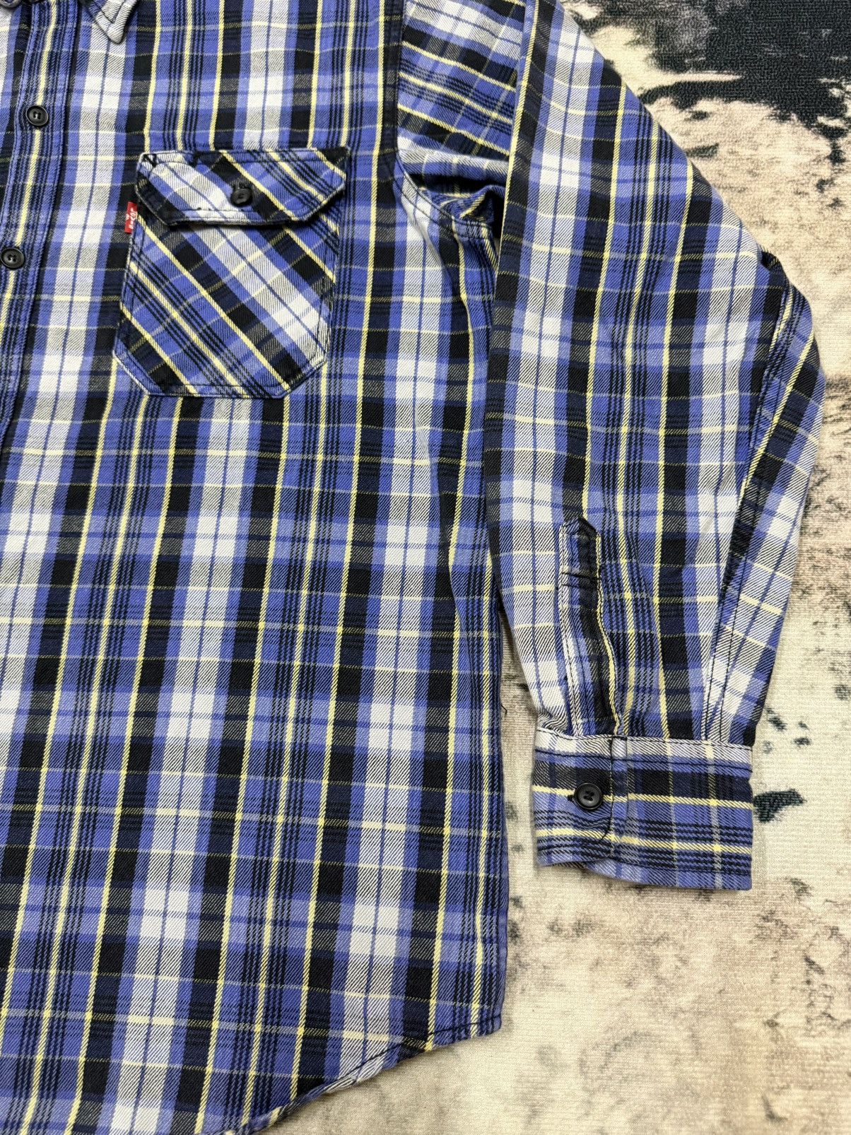 Levi's Vintage Clothing × Vintage Vintage Levi Strauss Japan co.Ltd Flannel Shirt Size US L / EU 52-54 / 3 - 5 Thumbnail