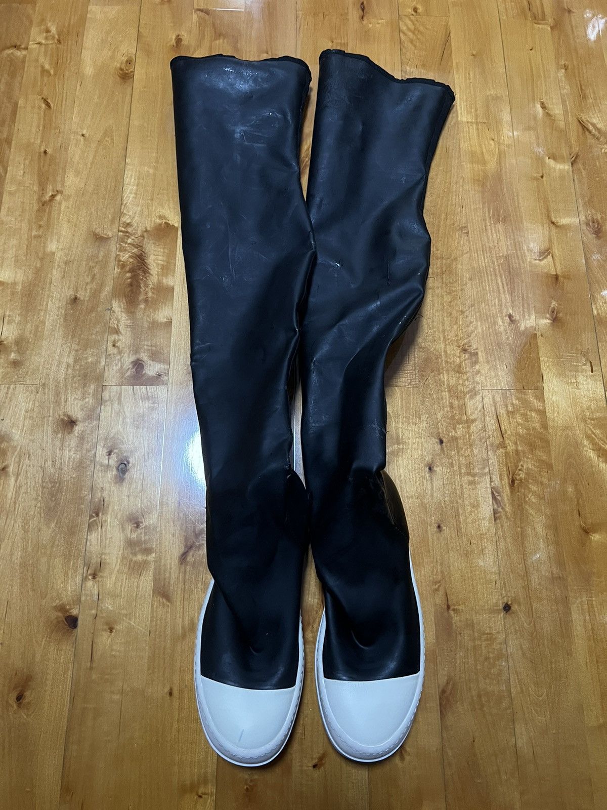 Rick owens drkshdw ramones thigh high sock sz35.5