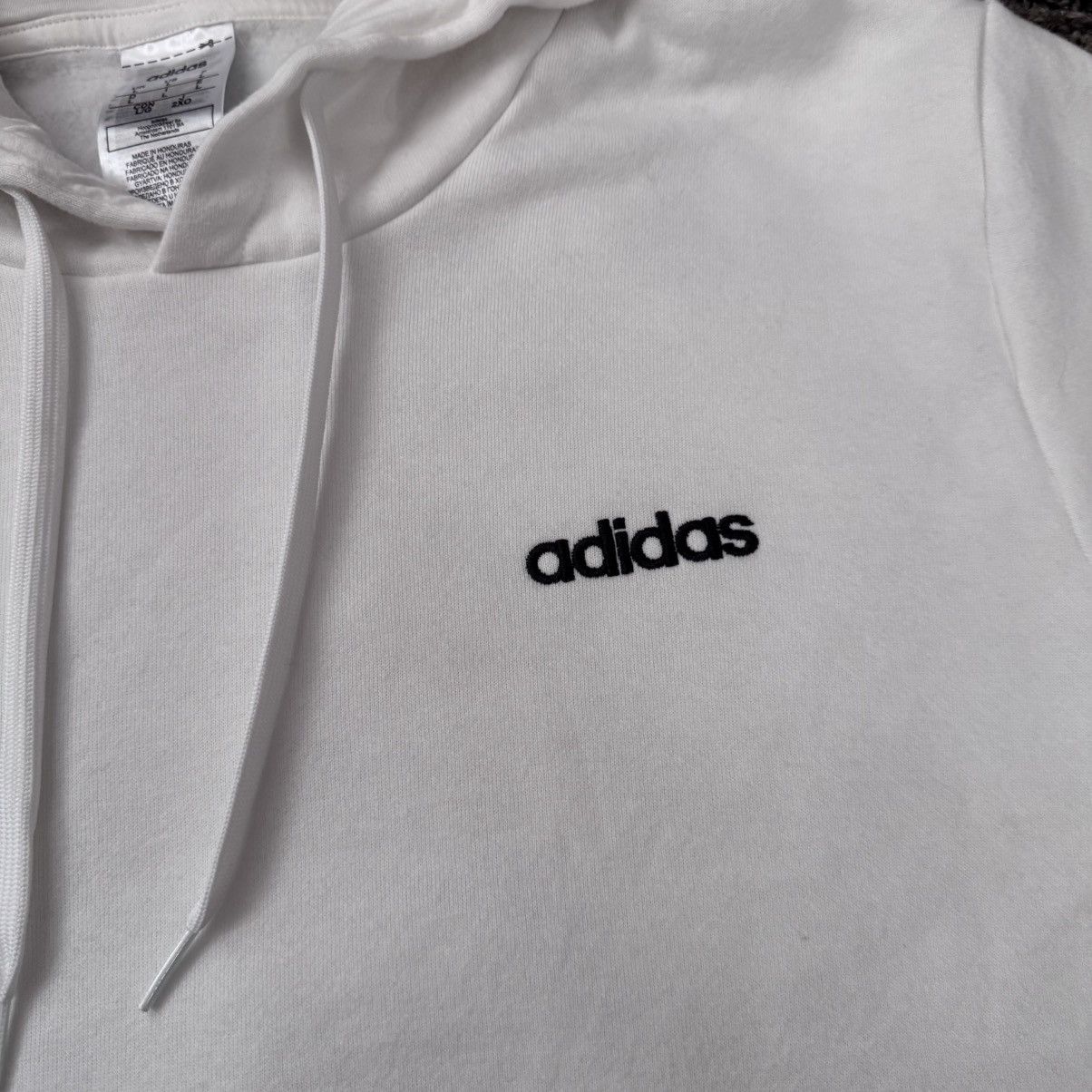 Adidas Adidas white hoodie with embroidered logo Size US L / EU 52-54 / 3 - 2 Thumbnail