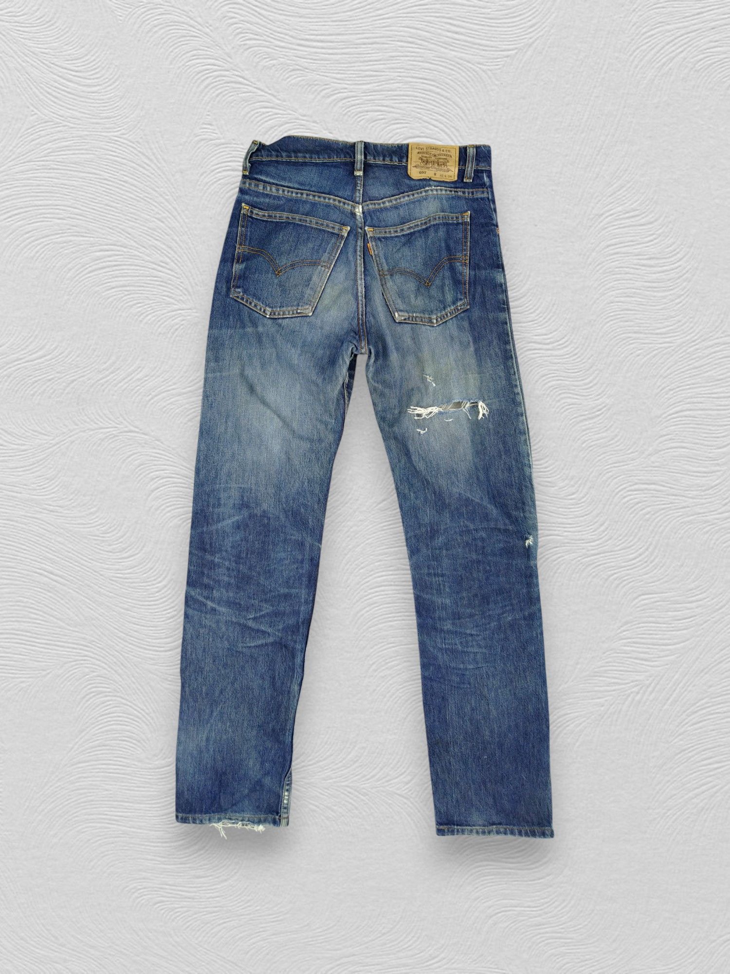 Levi's Vintage Levi's 607 Orange Tab Distressed 31x33.5 -JN170 Size US 31 - 2 Thumbnail