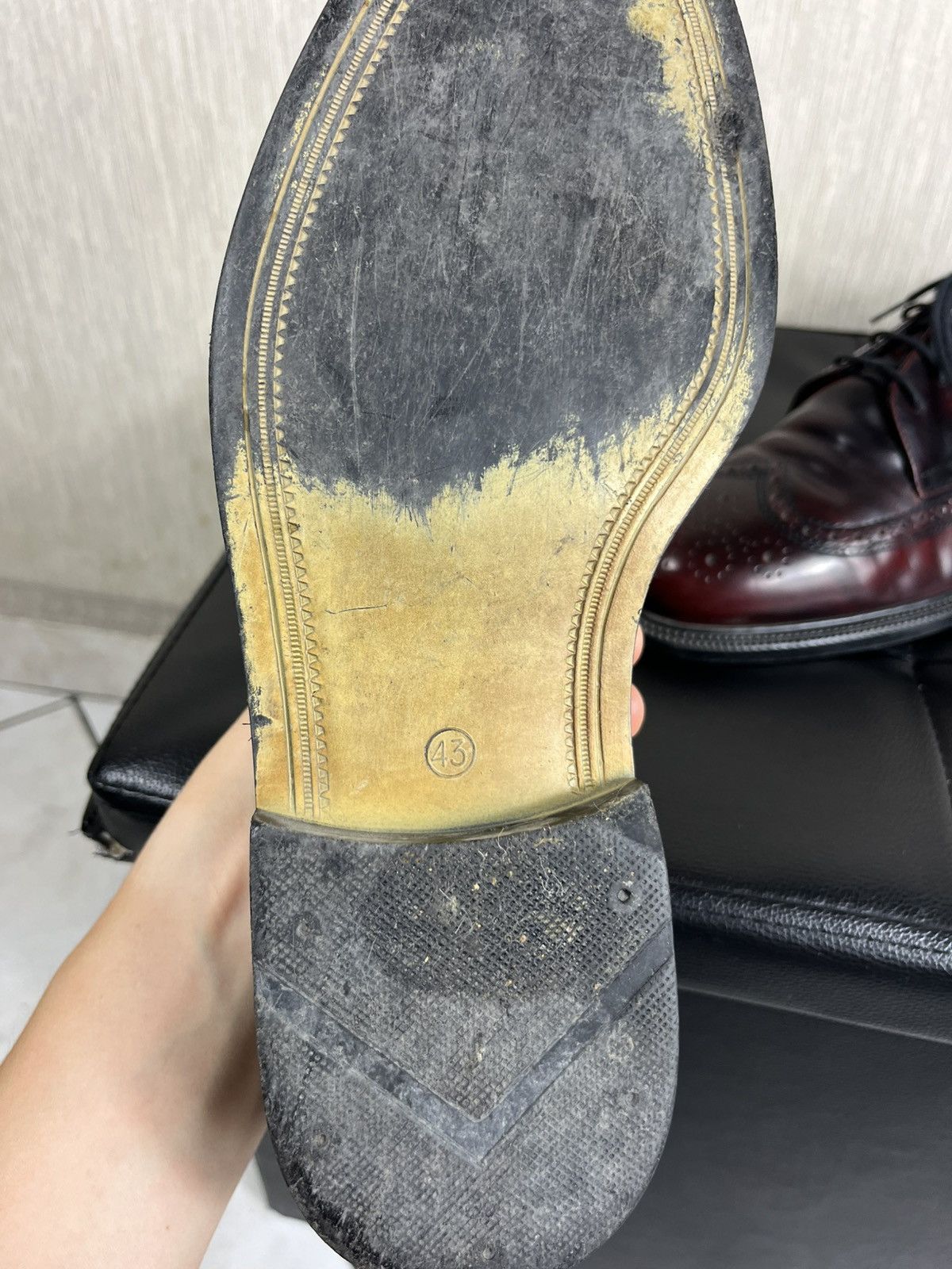 Leather × Vintage Vintage Thomas Stanford leather wine classic loafers shoes Size US 10 / EU 43 - 12 Thumbnail