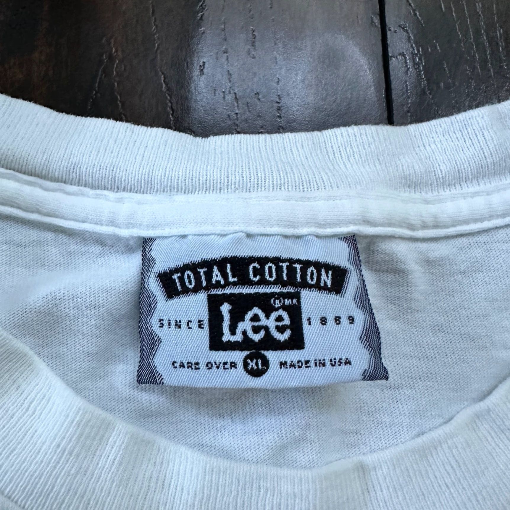 Lee VINTAGE LLee Burger T Shirt Lee Shirt XL White Men Size US XL / EU 56 / 4 - 2 Thumbnail