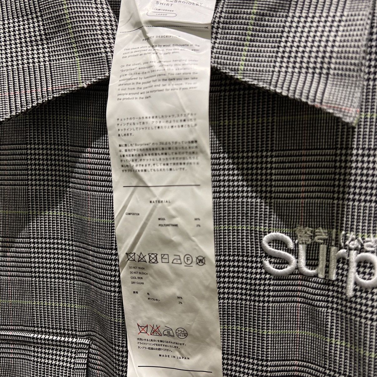 Doublet Oversized Gray "Surprise!" Embroidery Shirt Size US L / EU 52-54 / 3 - 9 Thumbnail