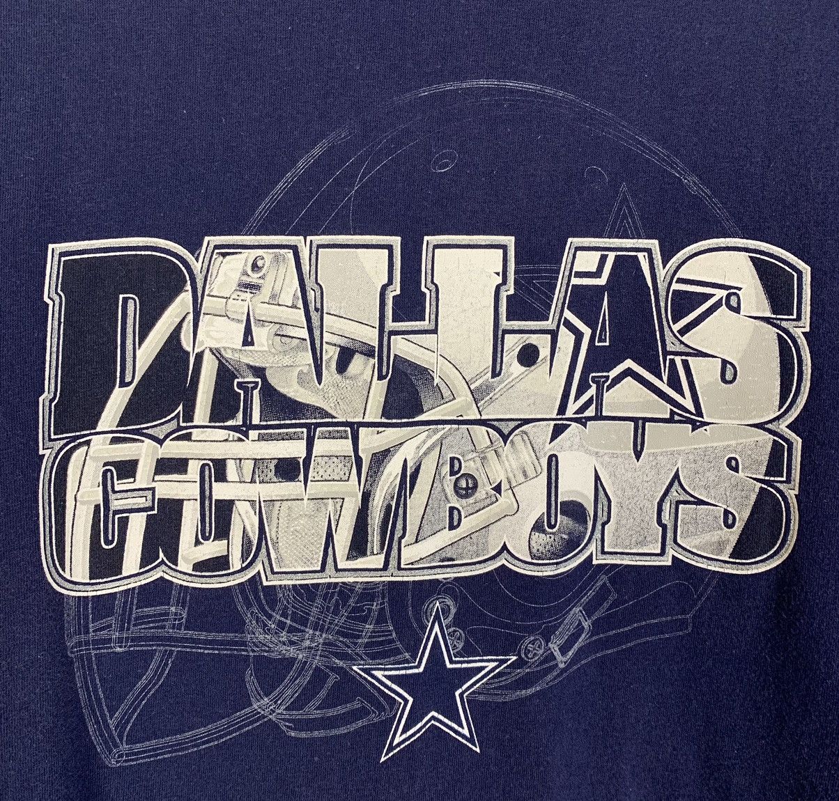 NFL × Vintage Vintage Dallas Cowboys Faded T-shirt Size US L / EU 52-54 / 3 - 11 Thumbnail