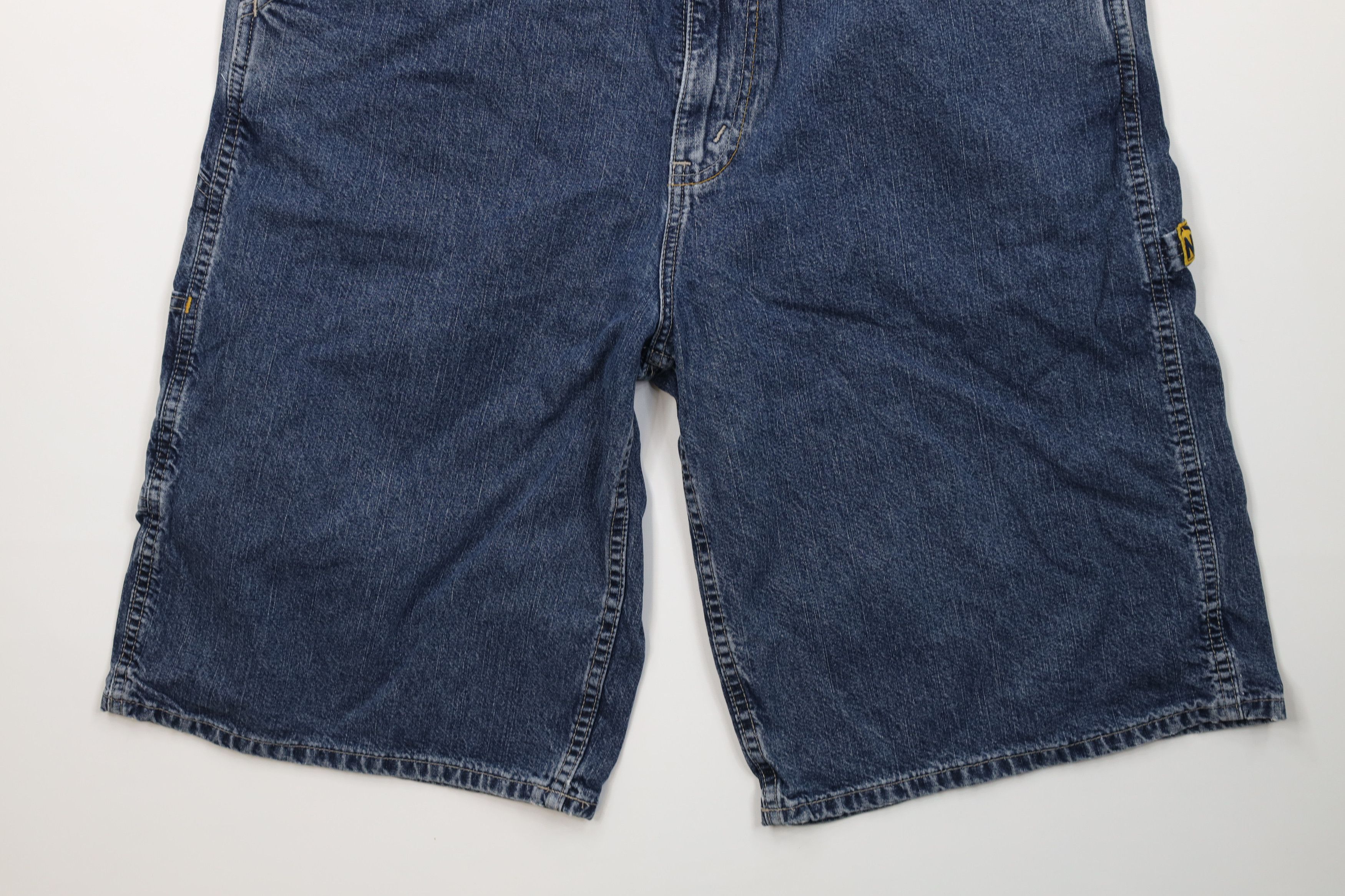 Nautica Vintage 90s Nautica Baggy Fit Dungaree Denim Jean Shorts Size US 36 / EU 52 - 4 Thumbnail