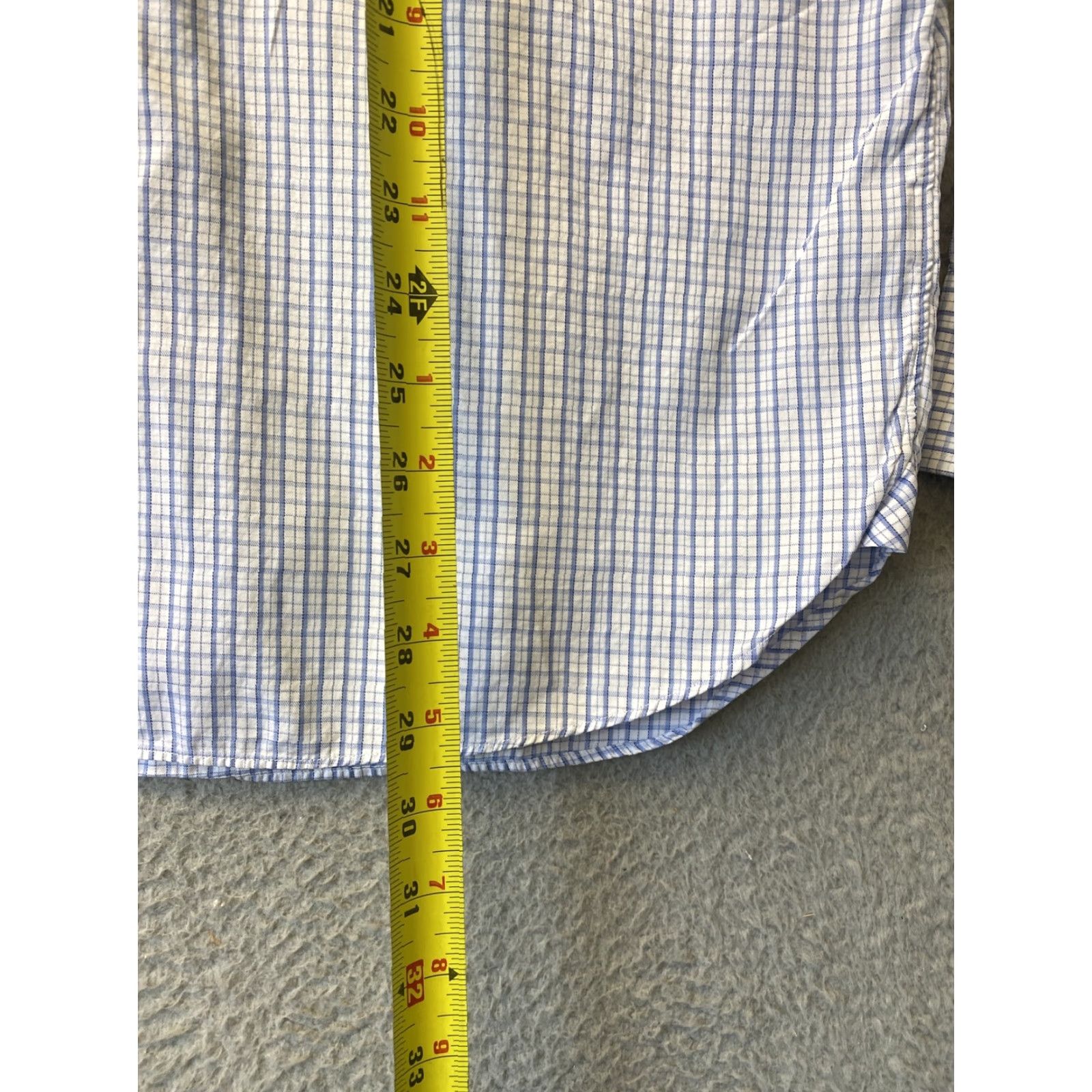 J.Crew J.CREW Button-Up Shirt Mens XL 17-17.5 Blue Check Plaid Casual / 108-31 Size US XL / EU 56 / 4 - 7 Thumbnail