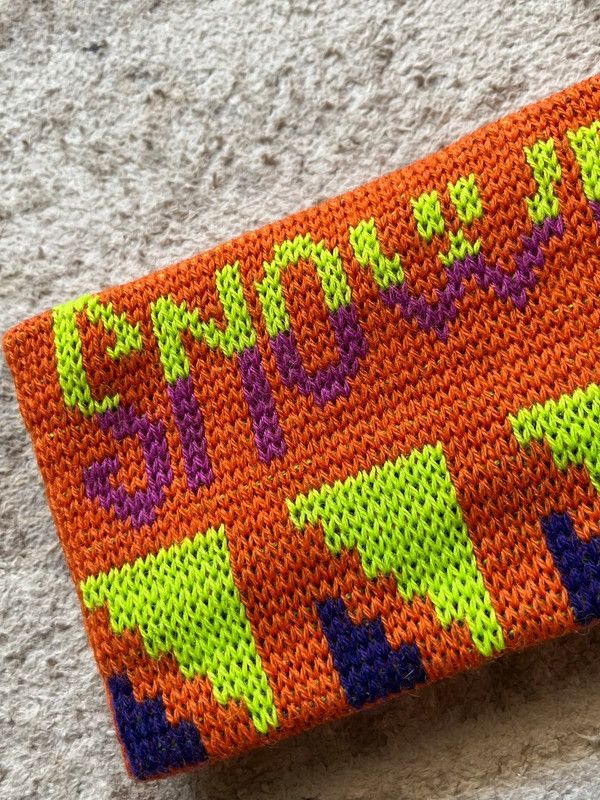 Fila FILA Snow Beach Headband Made in Italy 35% Wool Vintage 90s Size ONE SIZE - 7 Thumbnail