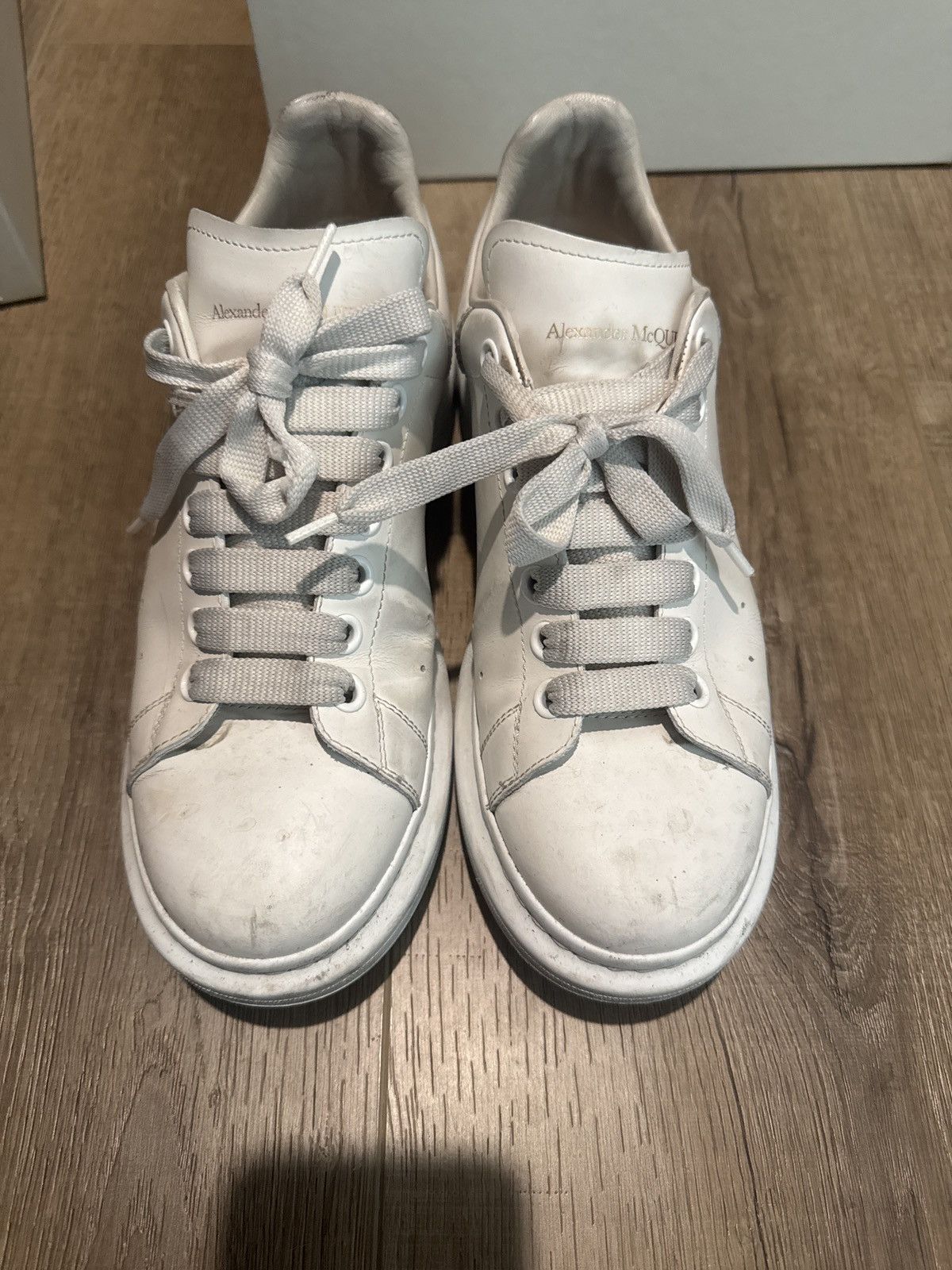 Alexander McQueen Alexander McQueen Oversized Sneakers (all white) Size US 9 / EU 42 - 1 Thumbnail