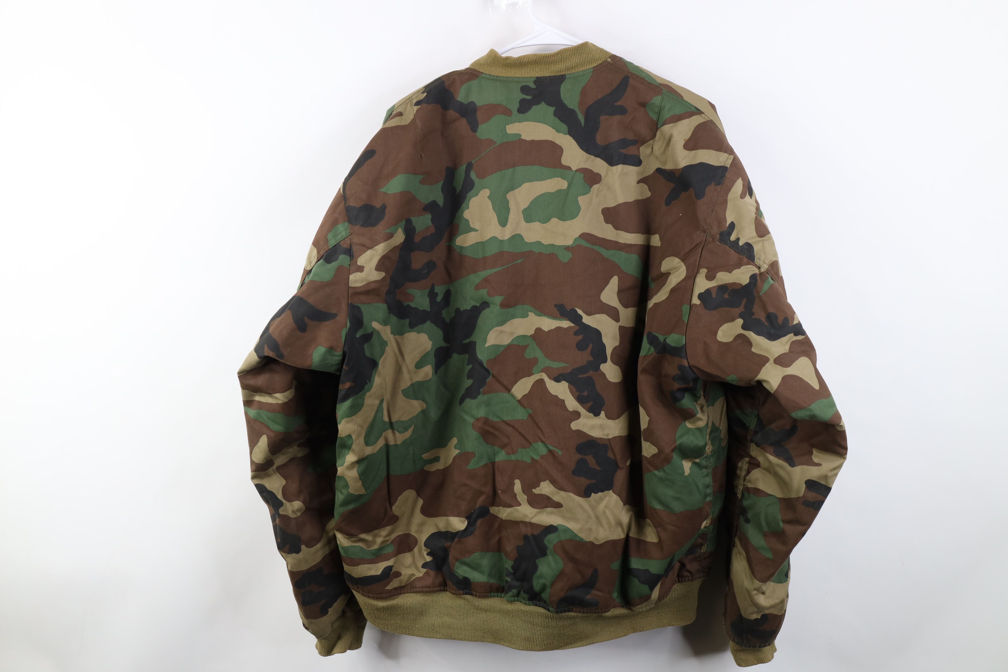 Vintage Vintage 90s Streetwear Reversible Camouflage Bomber Jacket Size US XXL / EU 58 / 5 - 9 Thumbnail
