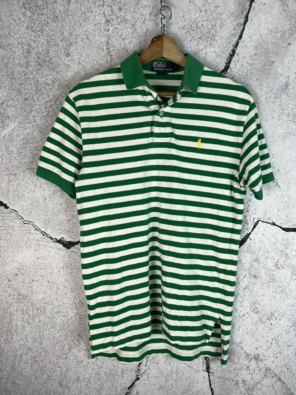 Polo Ralph Lauren Vintage Polo Ralph Lauren Striped Rugby Jersey Japan Style Size US S / EU 44-46 / 1 - 1 Thumbnail