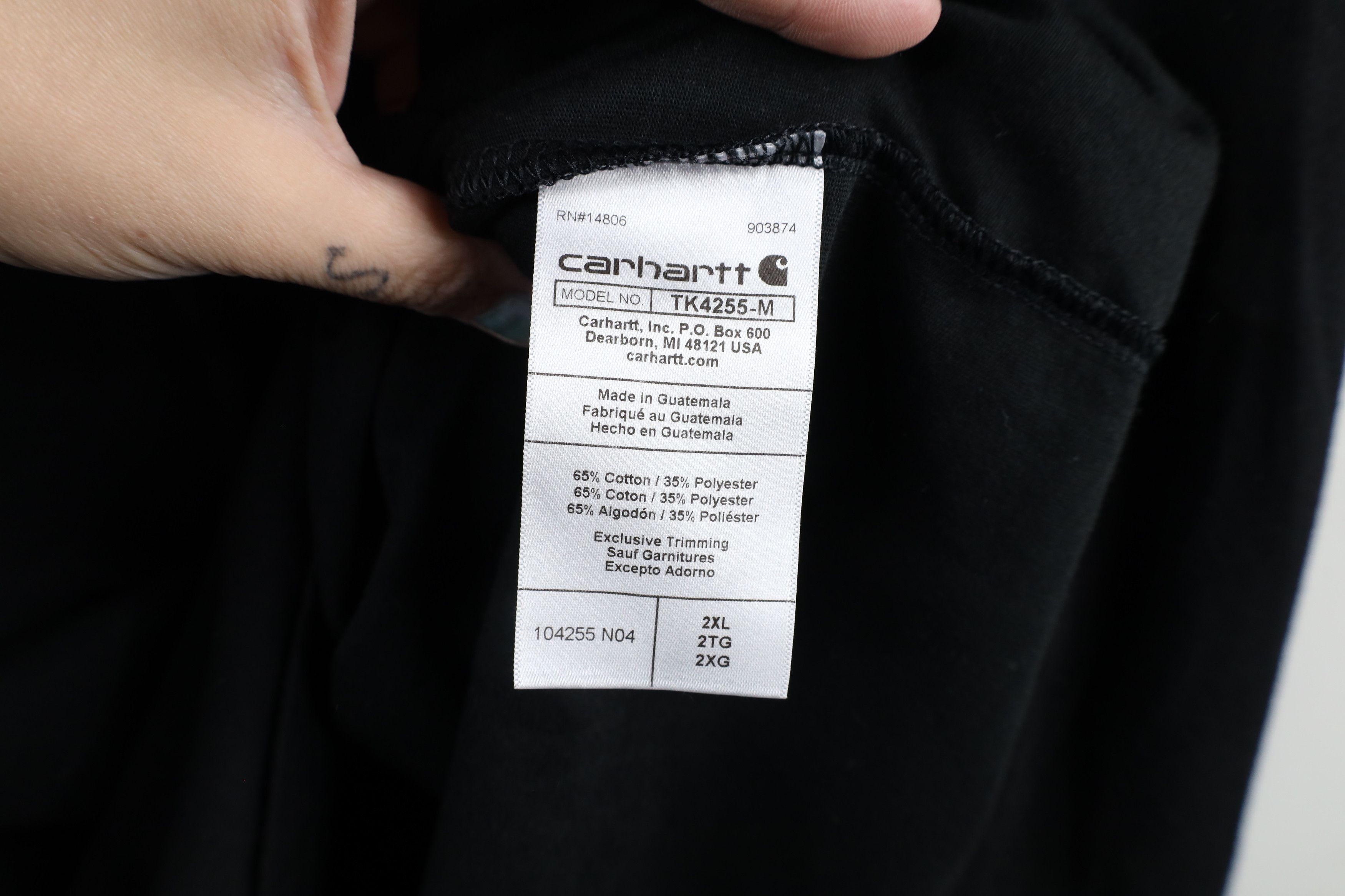 Carhartt × Vintage Carhartt Force Relaxed Fit Spell Out Half Zip Pullover Top Size US XXL / EU 58 / 5 - 8 Thumbnail