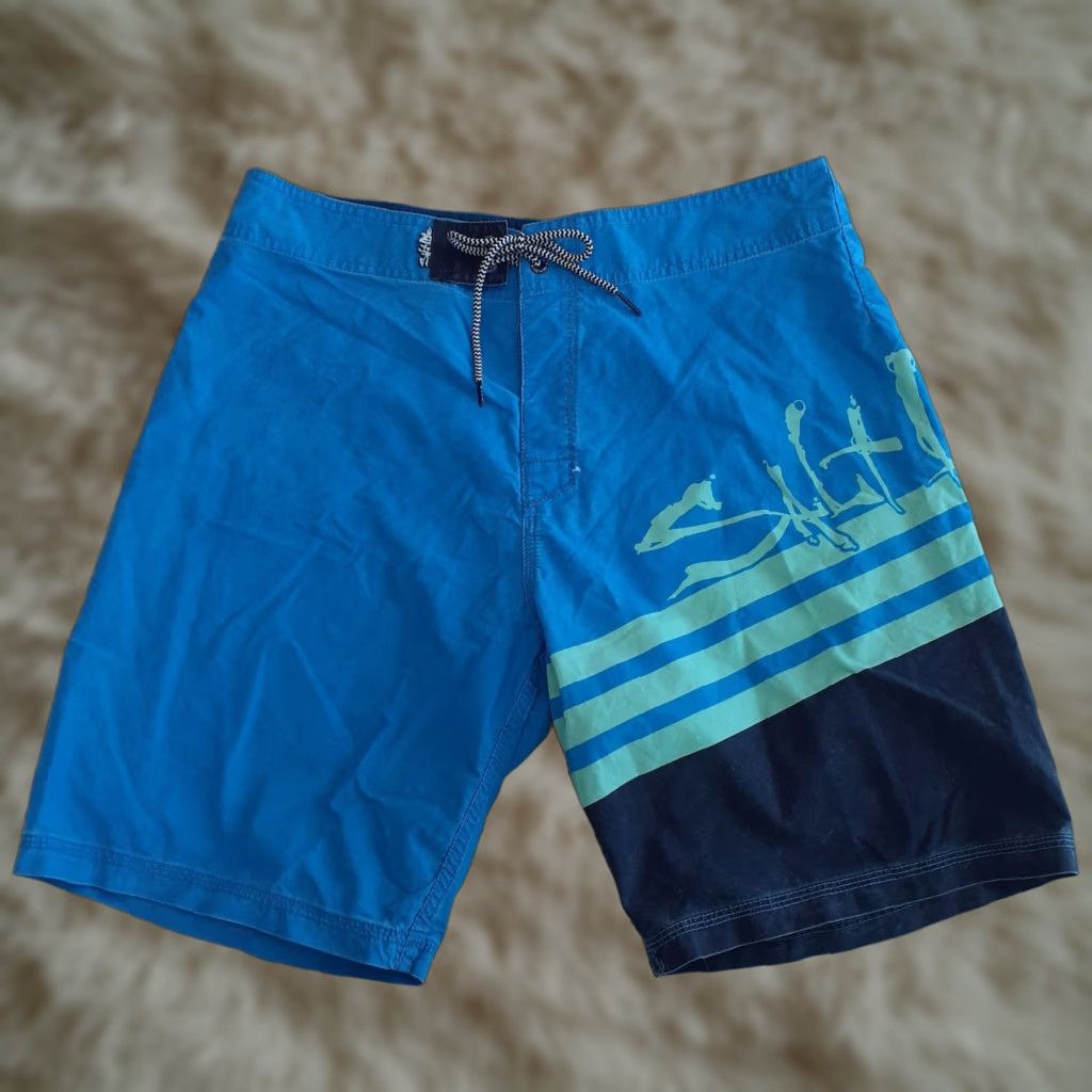 Vintage Salt Life Board Shorts Blue Mens 32 Adult Regular Swim Bottoms Blue Space? Size US 32 / EU 48 - 1 Thumbnail