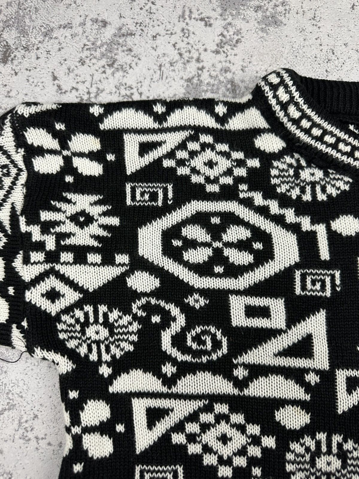 Vintage Stealaway Collection Geometric Sweater Size US L / EU 52-54 / 3 - 4 Thumbnail