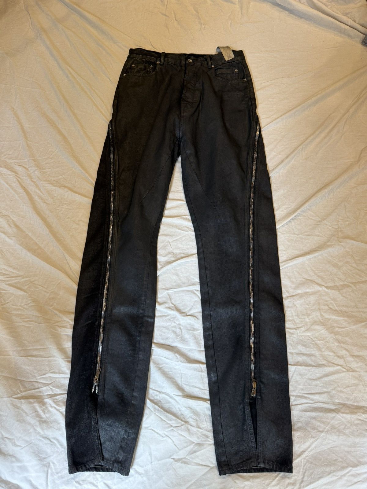 Rick Owens Zipped long pants Size US 30 / EU 46 - 1 Thumbnail