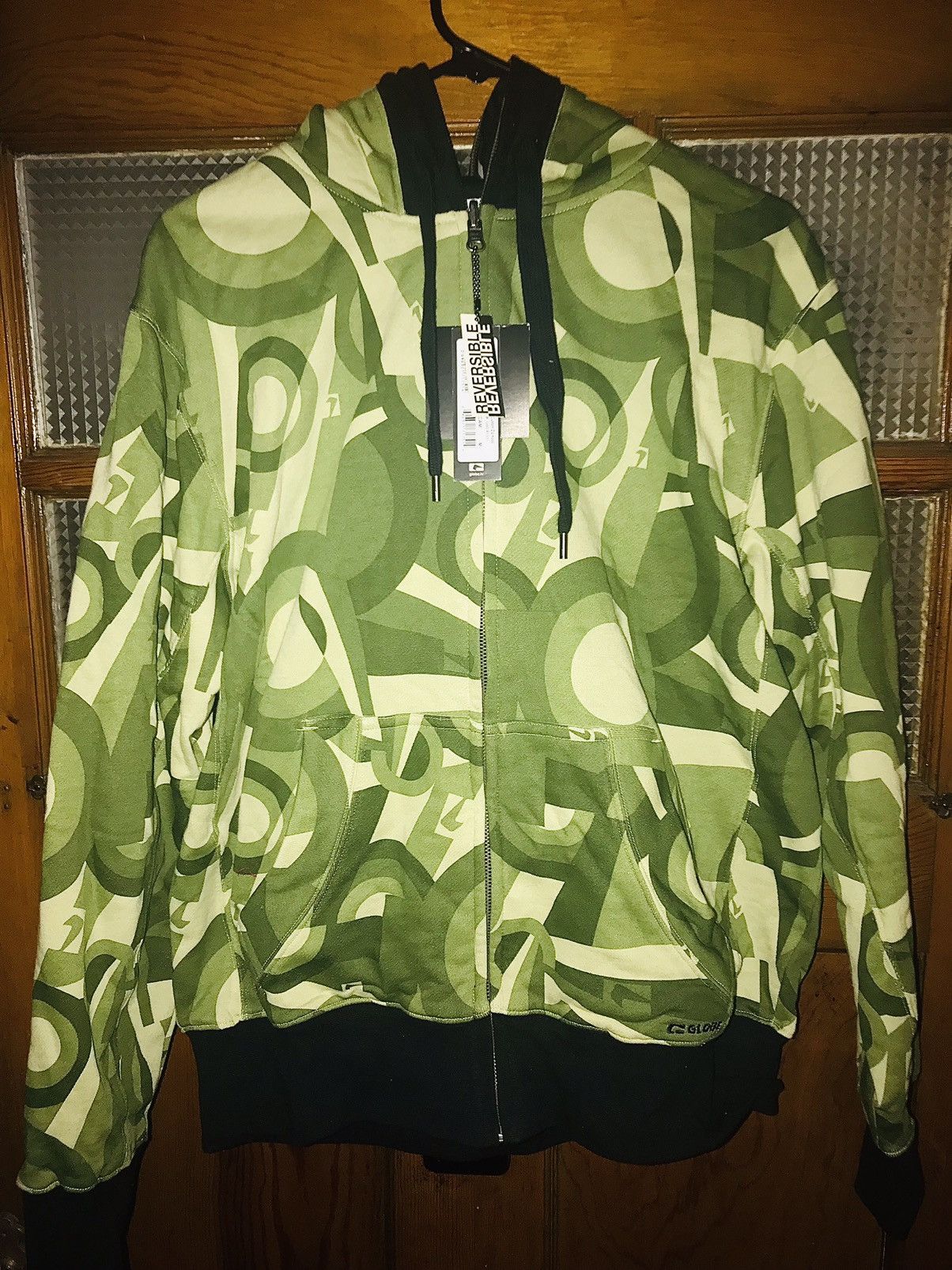 Globe Globe Full Zip Reversible Hoodie Mens Medium Size US M / EU 48-50 / 2 - 1 Thumbnail