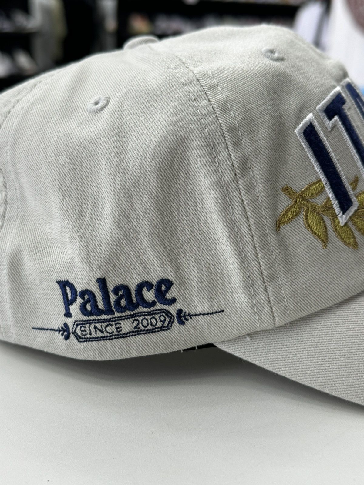 Palace Palace Italia 6-Panel Cap White Size ONE SIZE - 2 Thumbnail