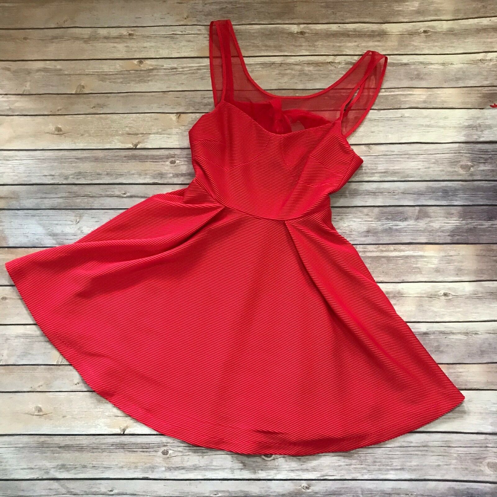 BCBGeneration Womens Dress Size 2 Red Empire Waist Mini NEW