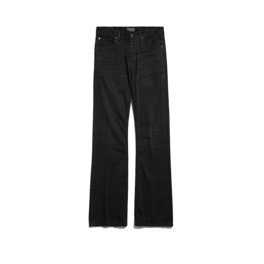 o1bcso1str1225 Low Waist Straight Pants in Black
