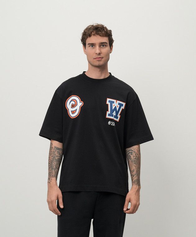 Off-White o1s22i1n1124 Crewneck T-Shirt in Black Size US S / EU 44-46 / 1 - 3 Thumbnail