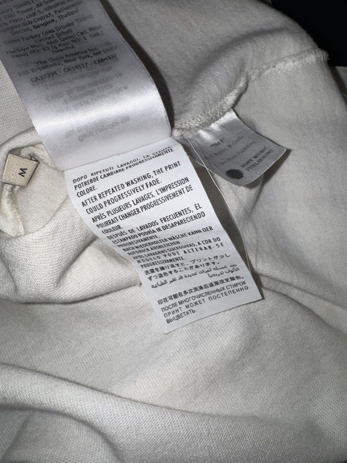 Gucci Gucci 100 Oversized Tee Size US XL / EU 56 / 4 - 6 Thumbnail