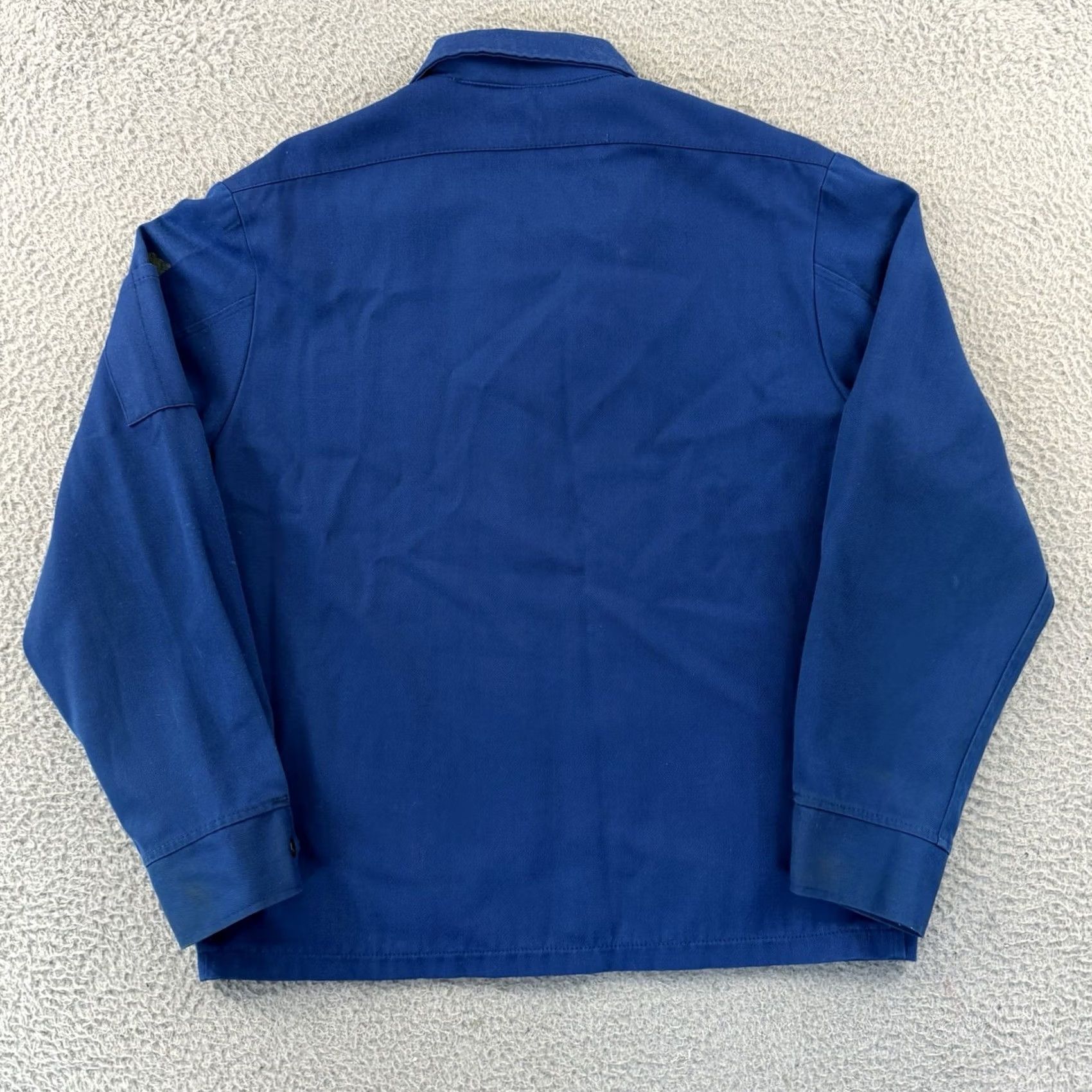 Vintage VINTAGE Pepsi Jacket Mens Medium Blue 80s Bomber Jacket Workwear Zip Full Zip Logo Zipper Cotton Blend Canvas Mid-Length Pattern Solid Reg. Men Size US M / EU 48-50 / 2 - 7 Thumbnail