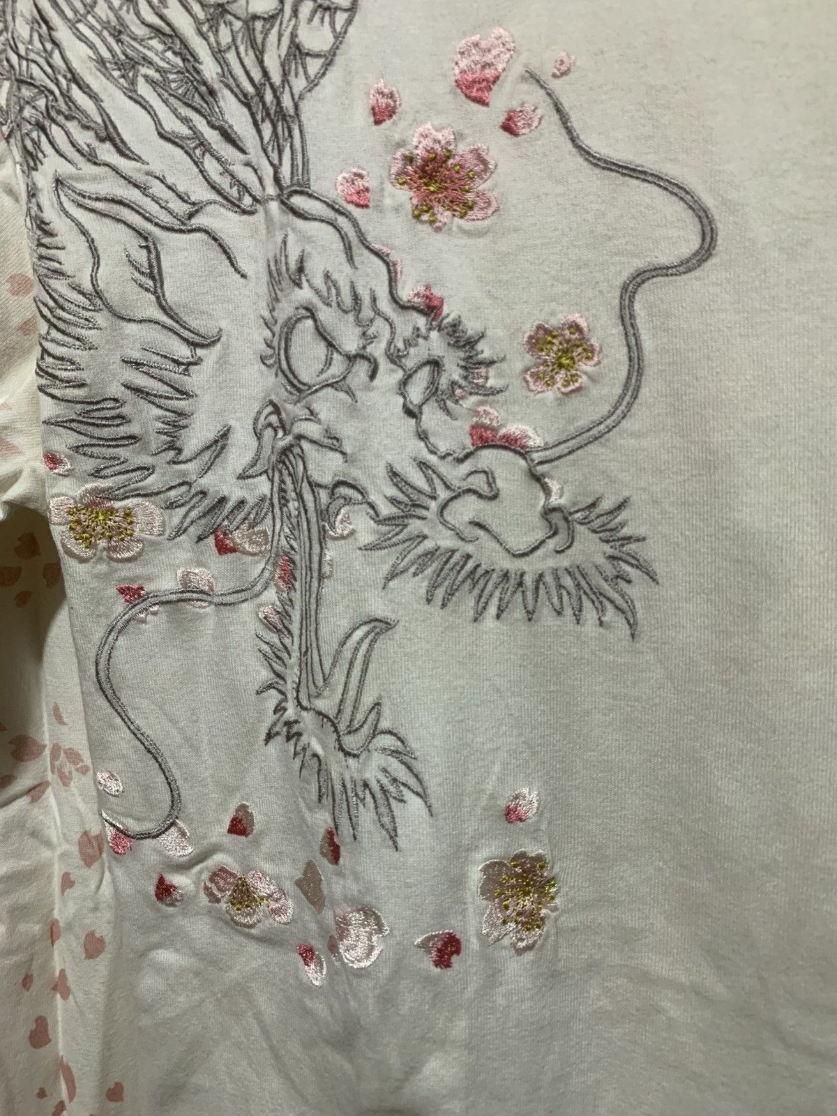14th Addiction Vintage Y2K Dragon AOP Embroidered Yakuza Longsleeve Tee Size US L / EU 52-54 / 3 - 9 Thumbnail