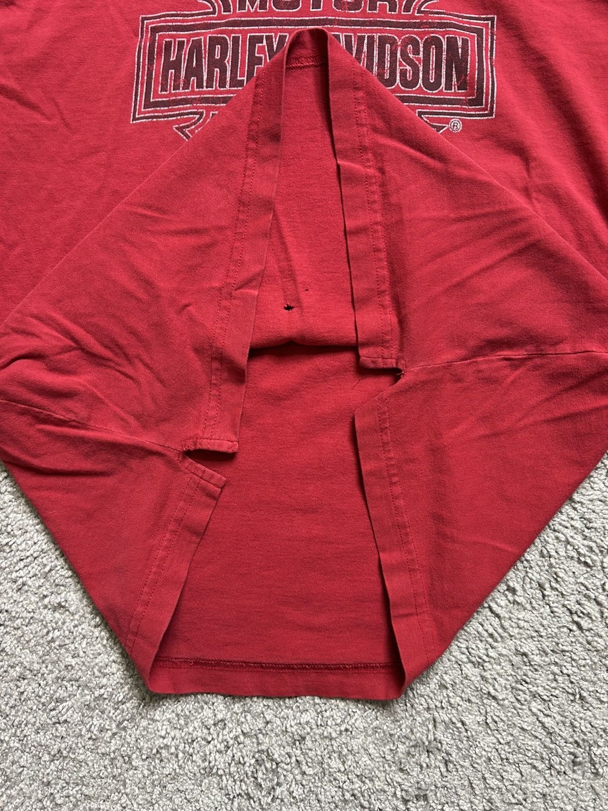 Vintage Vintage Y2K Harley Two Tone Long Sleeve 2007 Made in USA Size US XL / EU 56 / 4 - 6 Thumbnail
