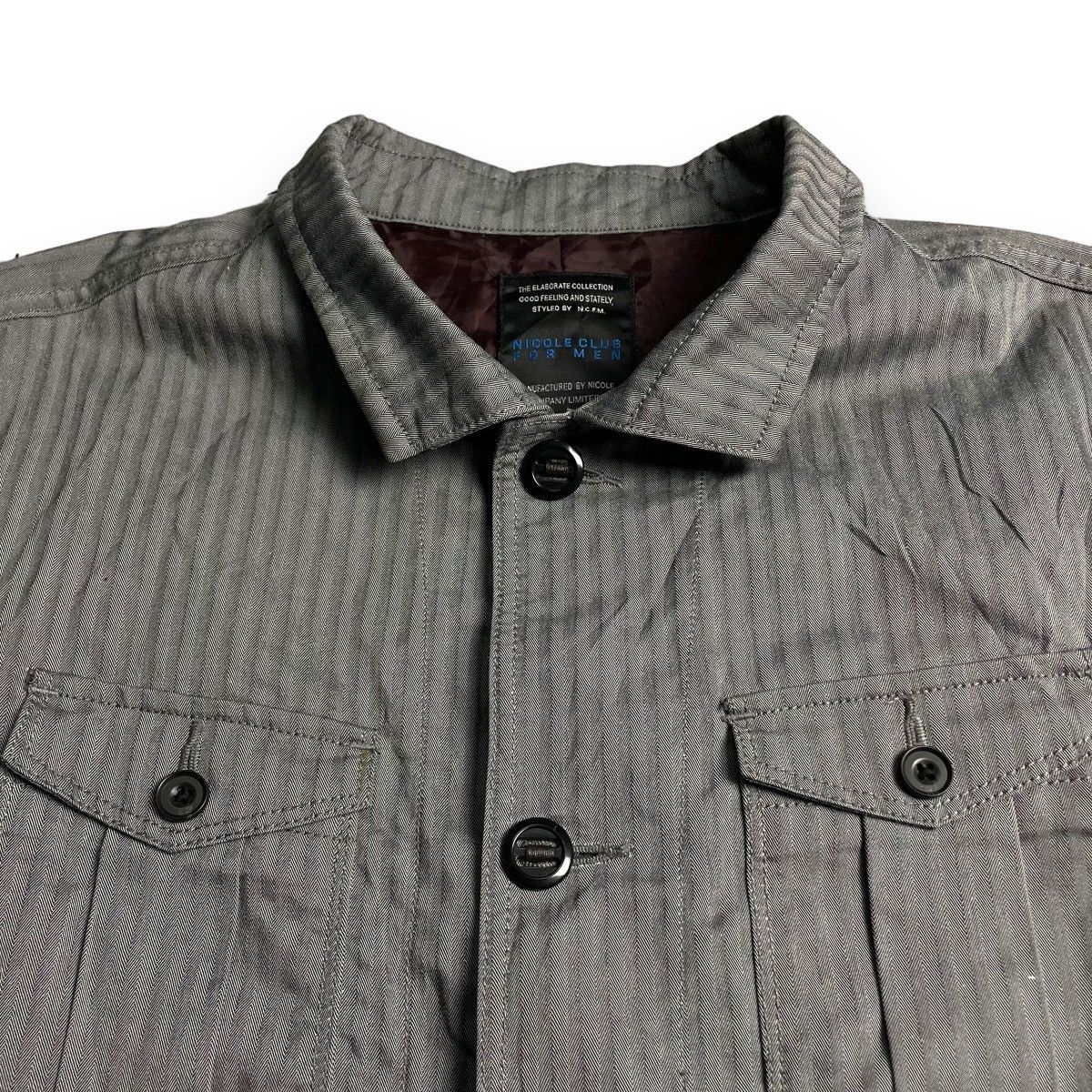 Nicole Club VINTAGE NICOLE CLUB FOR MEN STRIPES BUTTON UP JACKET Size US M / EU 48-50 / 2 - 8 Thumbnail