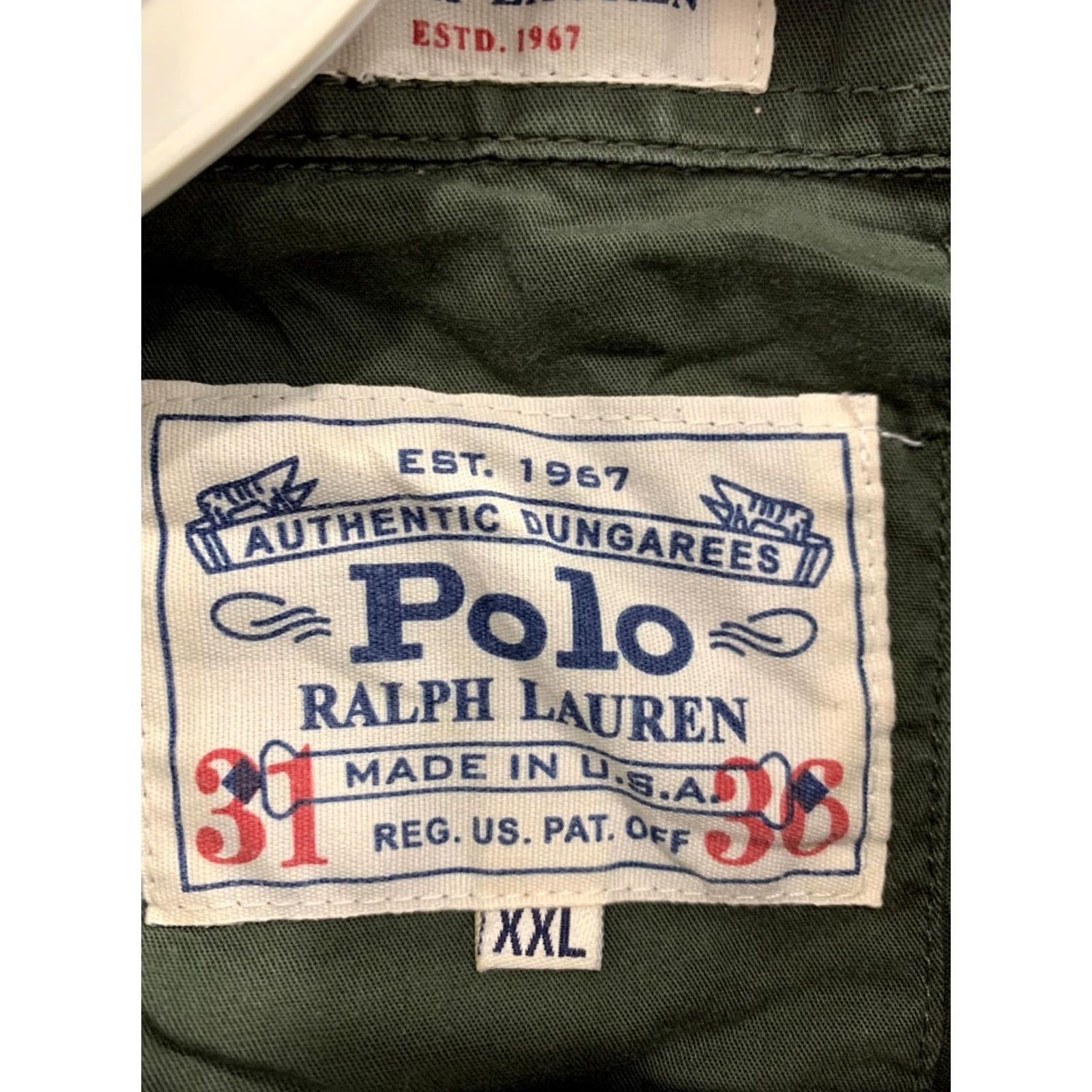 Polo Ralph Lauren Polo Ralph Lauren Authentic Dungarees Shirt Men's XXL Green USA Made Vtg Size US XXL / EU 58 / 5 - 3 Thumbnail