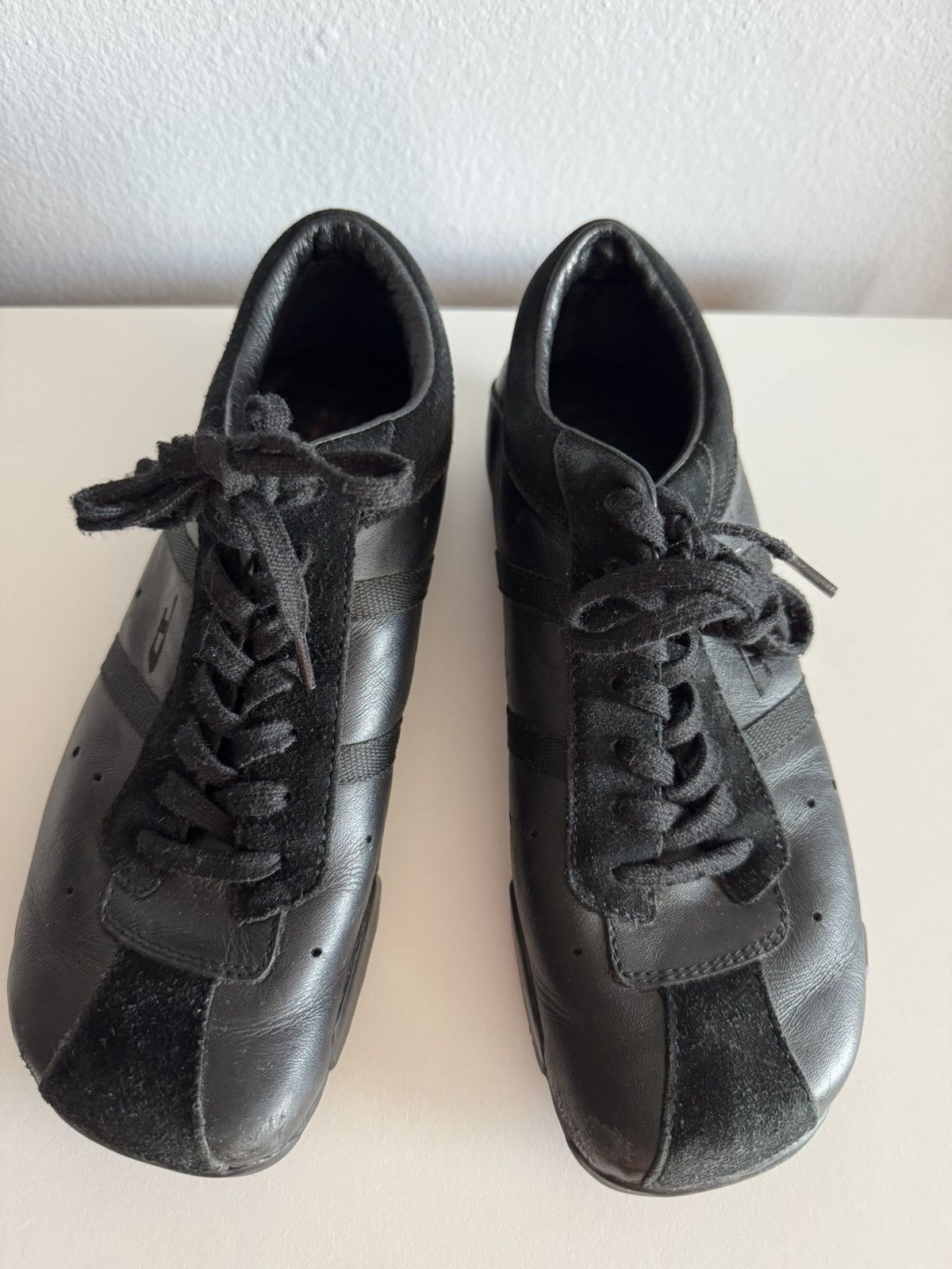 Diesel Diesel Evelyn All Triple Black Lace Up Shoes Square Toe Size US 7.5 / IT 37.5 - 7 Thumbnail