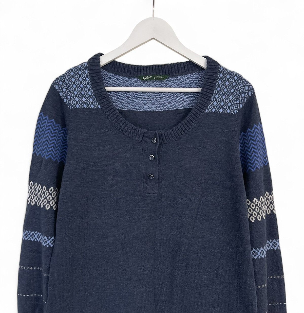 Vintage × Woolrich Woolen Mills Vintage WOOLRICH Women's Sweater Jumper Size L Size L / US 10 / IT 46 - 3 Thumbnail