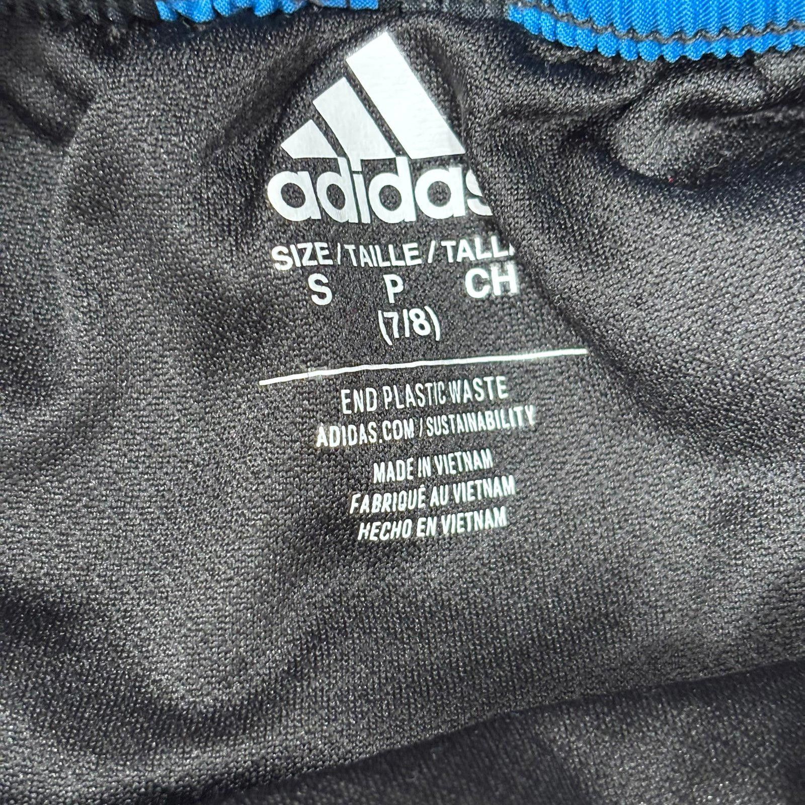 Adidas Adidas Girls Small (7/8) Abstract Pattern Pacer Shorts Size 24" / US 00 / IT 34 - 5 Thumbnail