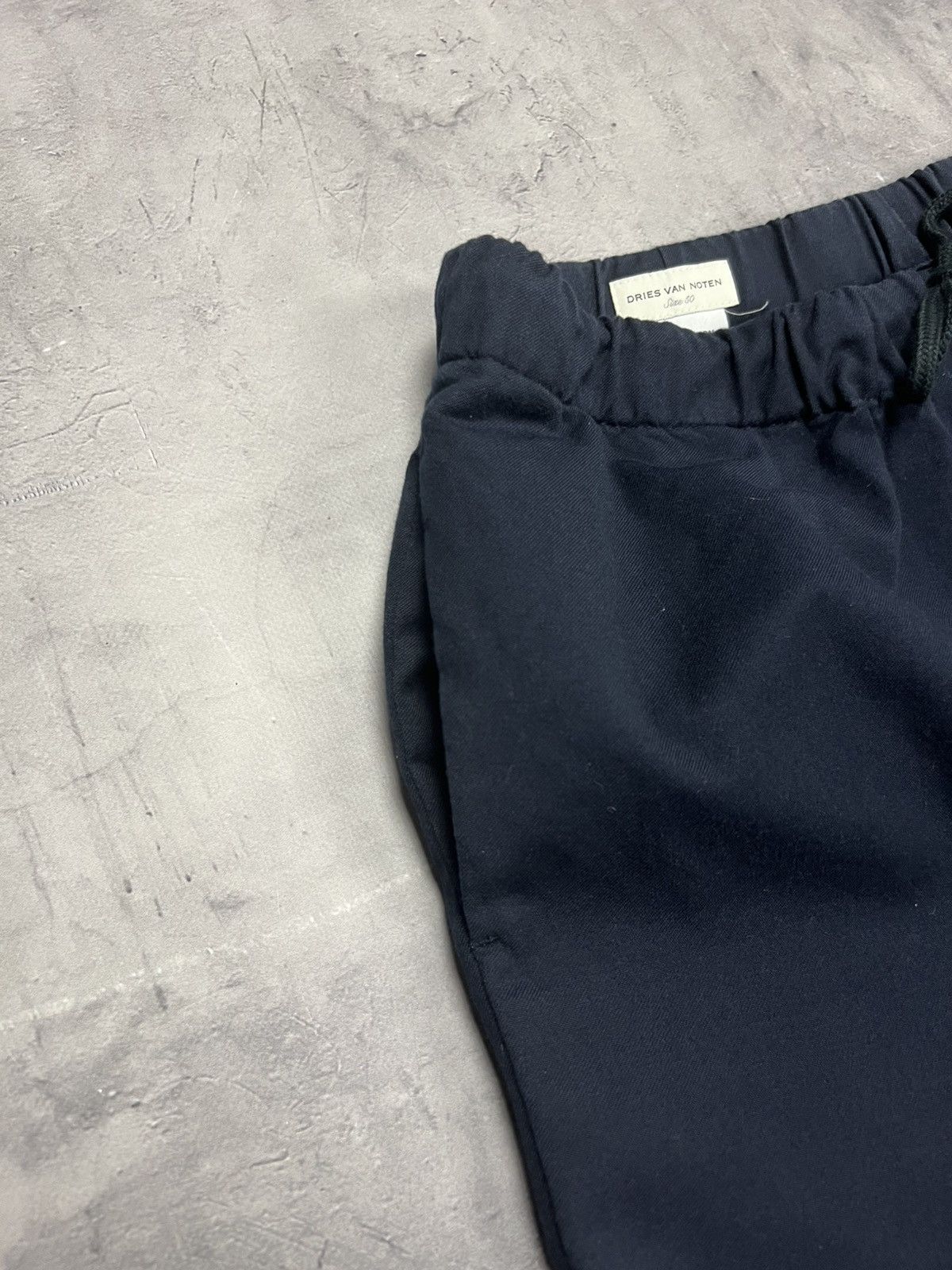 Dries Van Noten Dries Van Noten Navy Blue Mens Wool Chino Baggy Pants Sz 50 Size US 30 / EU 46 - 9 Thumbnail