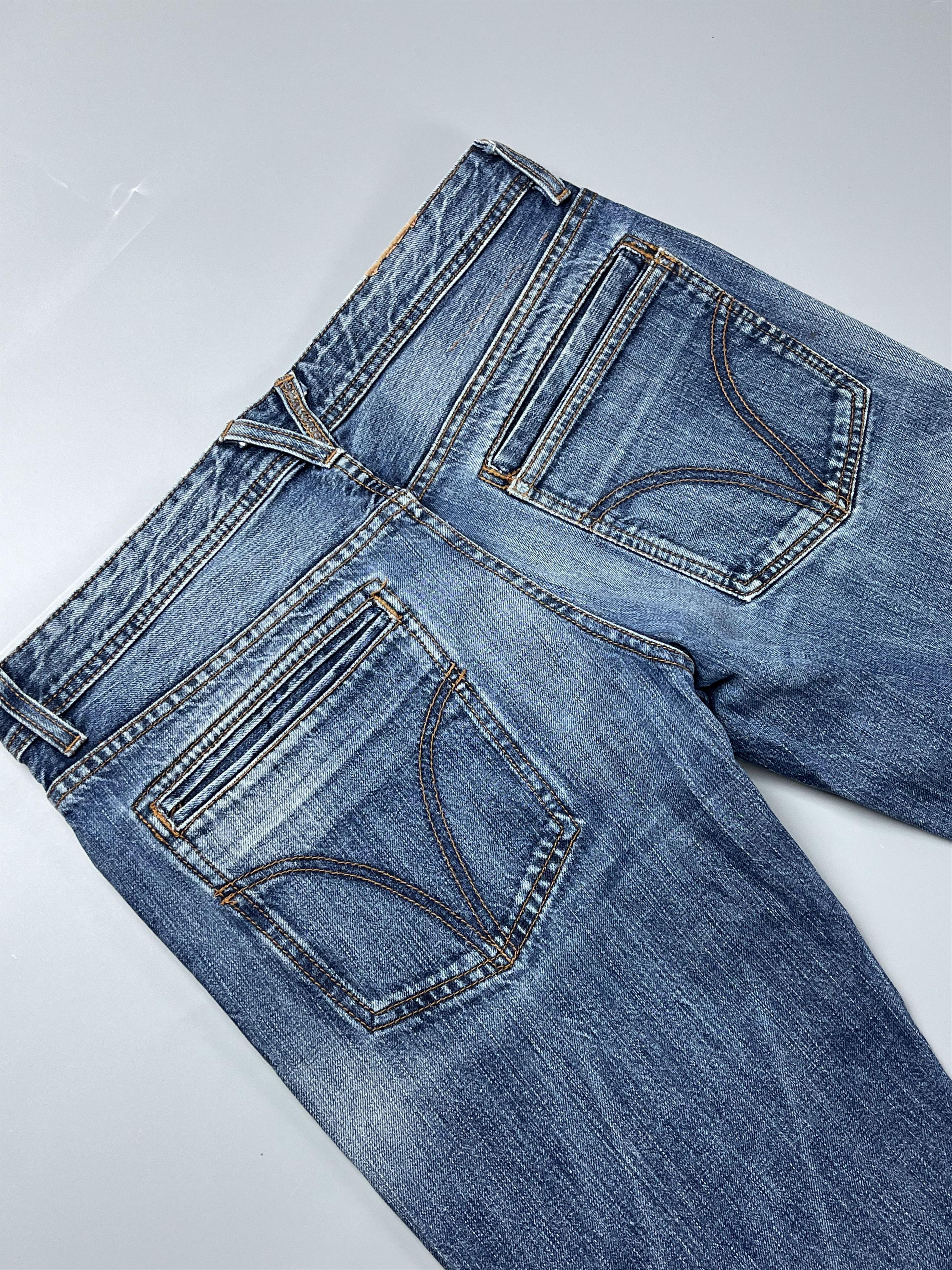 Dolce & Gabbana × Vintage Vintage Dolce & Gabbana Faded Jean Size US 33 - 3 Thumbnail
