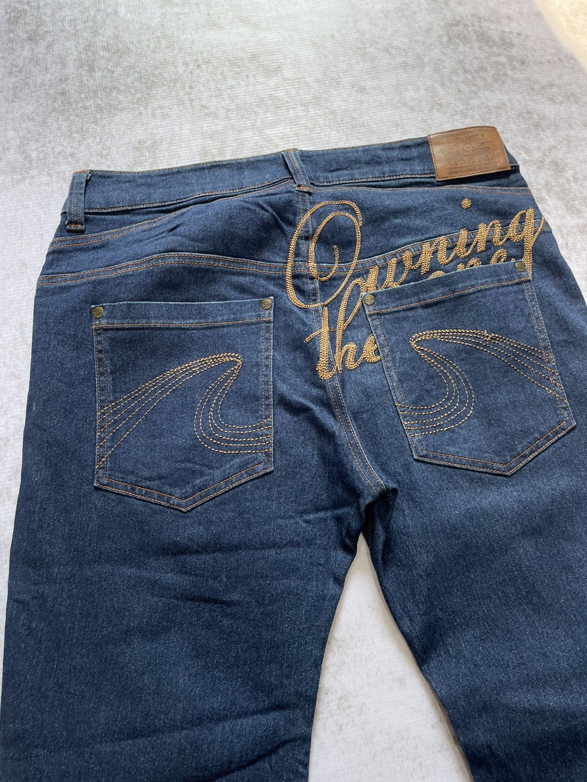 Hysteric Glamour × If Six Was Nine × Le Grande Bleu (L.G.B.) 2000s gotcha surf japan poem embroidery denim y2k style Size US 30 / EU 46 - 7 Thumbnail