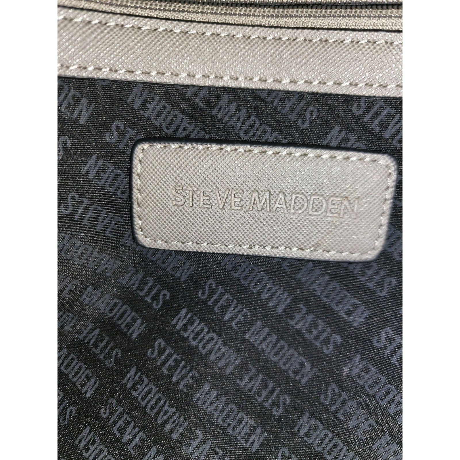 Steve Madden Steve Madden gray faux leather satchel, shoulder bag Size ONE SIZE - 4 Thumbnail