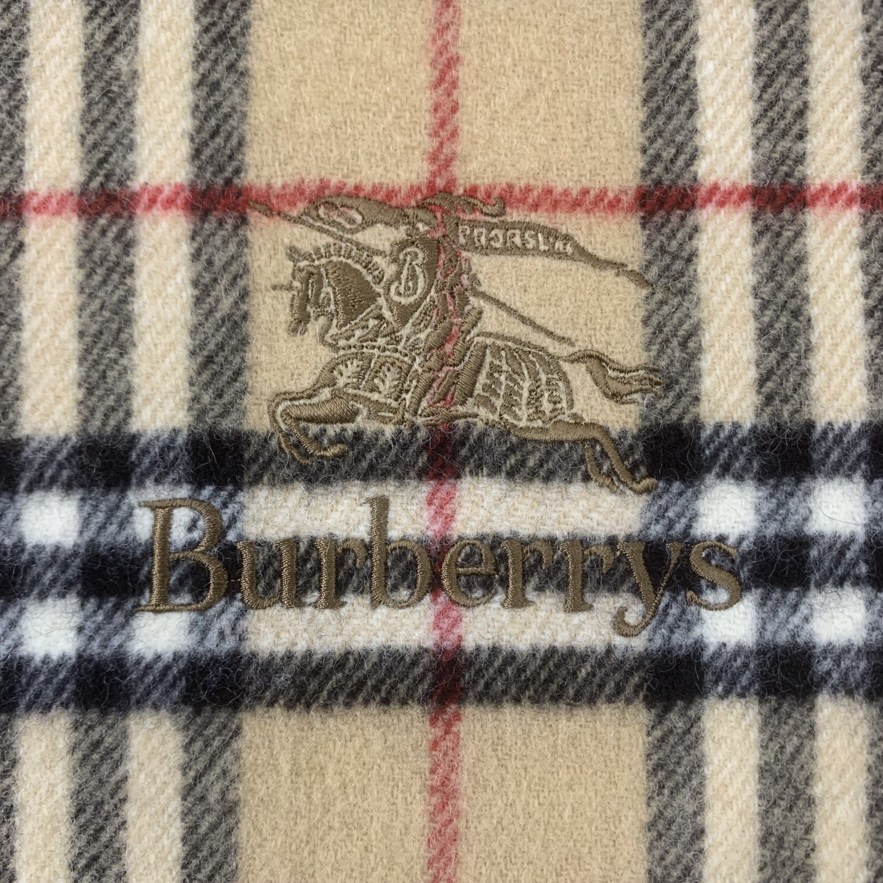 Burberry Burberry Scarf Wool Muffler Neck Wrap BL9287 Size ONE SIZE - 5 Thumbnail