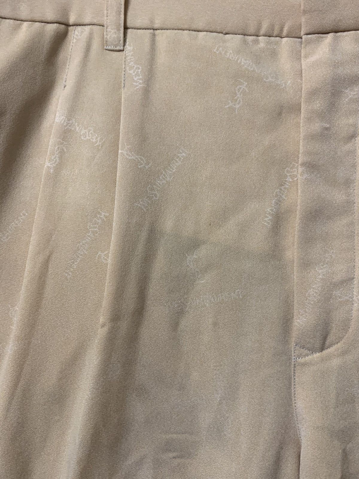 Designer × Yves Saint Laurent Monogram Ysl silk pants Size US 35 - 3 Thumbnail